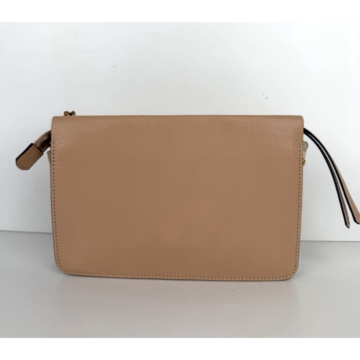 Givenchy Cross 3 Crossbody Bag with Chain Handle in Beige Leather S-12