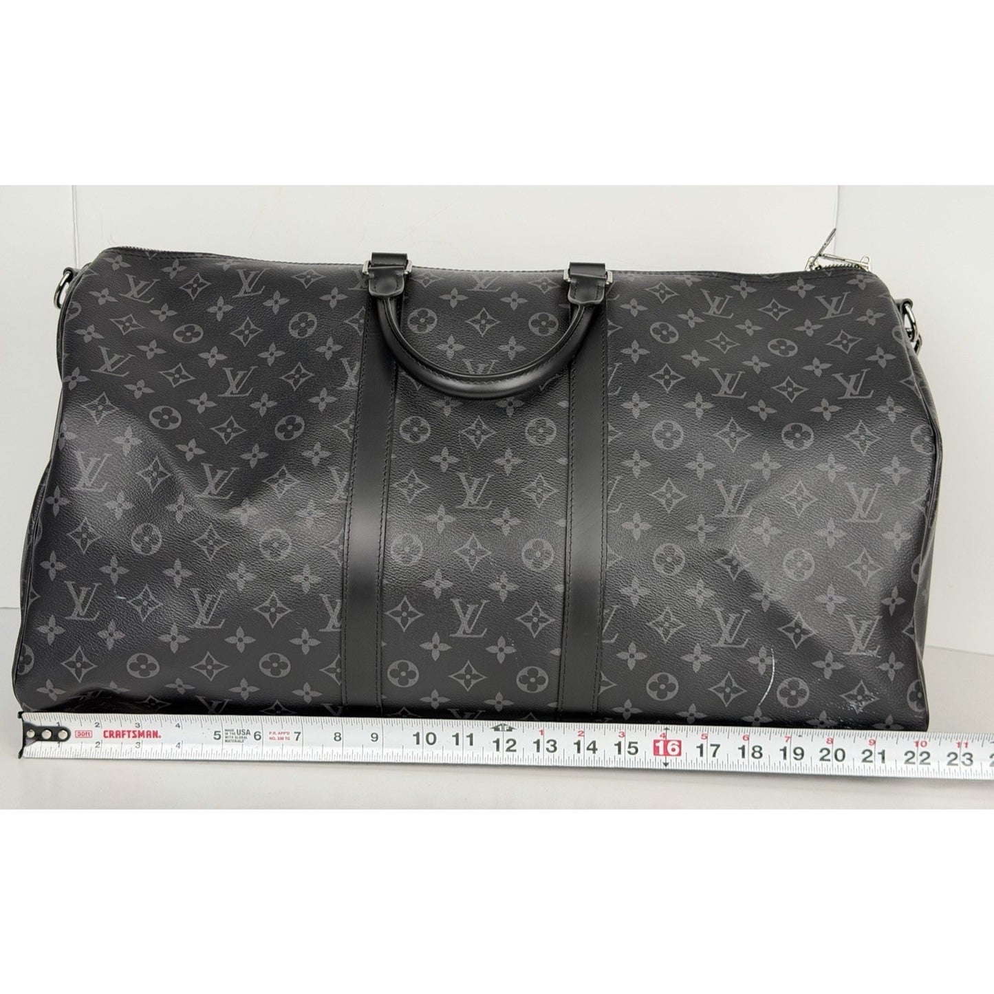 Louis Vuitton Keepall Bandouliere 55 in Monogram Eclipse Coated Canvas NFC S