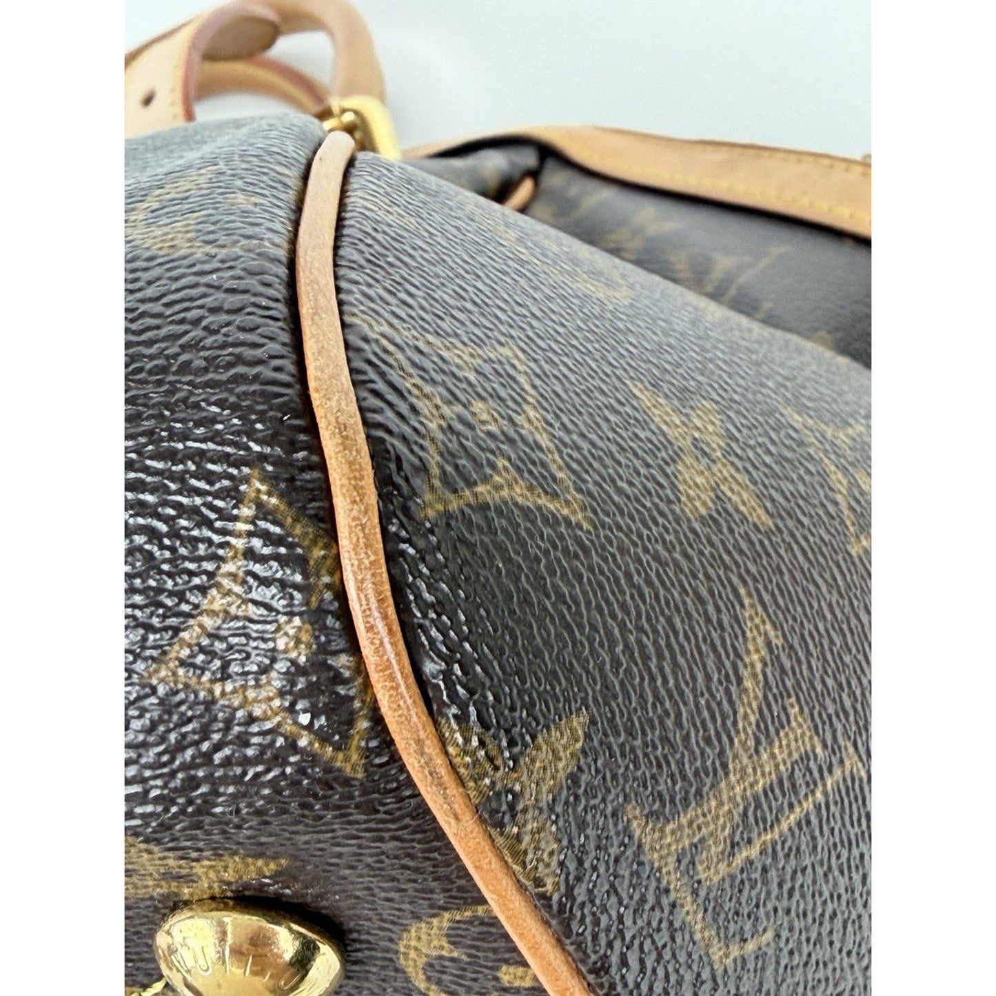 Louis Vuitton Monogram Tivoli GM Handbag in Brown Monogram Coated Canvas 2009