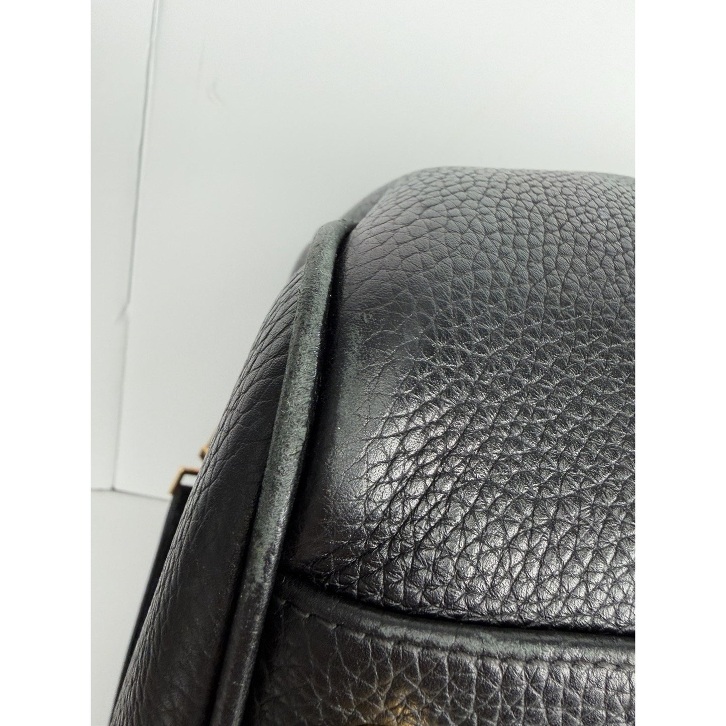 Tom Ford Weekend Black Grained Leather Duffle Bag Unisex&Gold-Tone Hardware