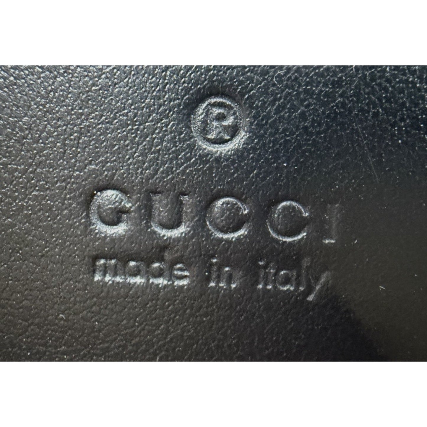 Gucci GG Marmont Mini Camera Crossbody Bag in Black Matelasse Leather S-14