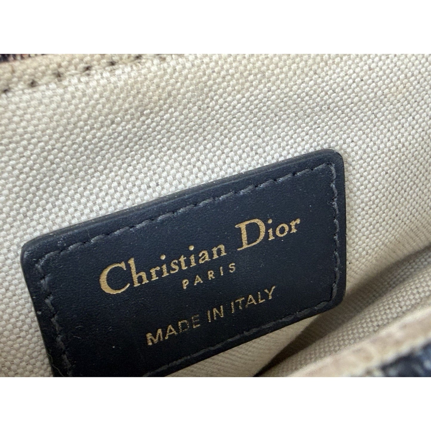 Dior Saddle Bag Mini in Blue Oblique Jacquard Canvas Gold-Tone Hardware 2019 E-8