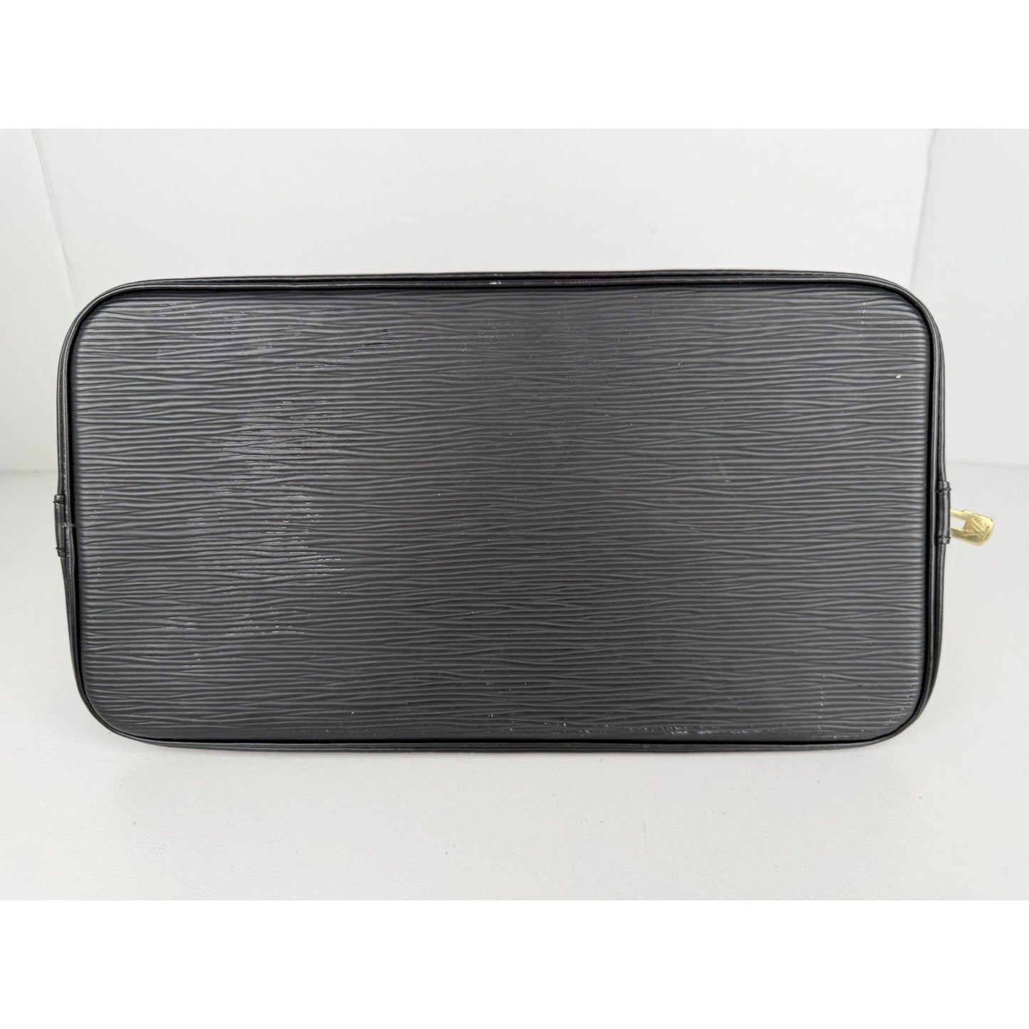 Louis Vuitton Alma PM Top Handle Bag Vintage in Black Epi Leather 2000 S-04