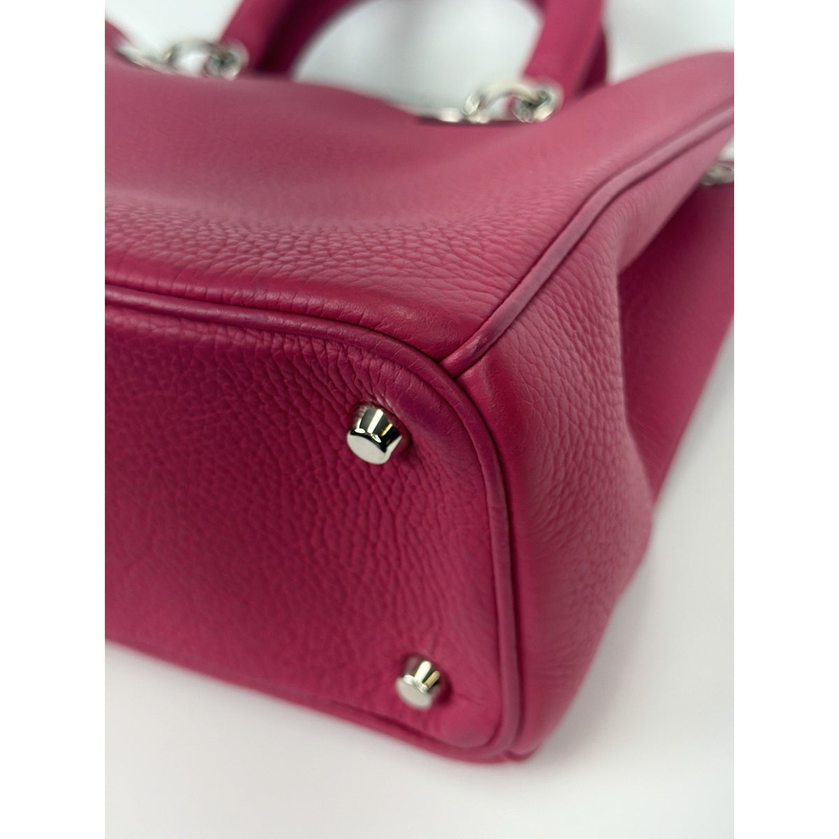 Christian Dior Diorissimo Bag Medium in Fuchsia Calfskin Leather 2014 S