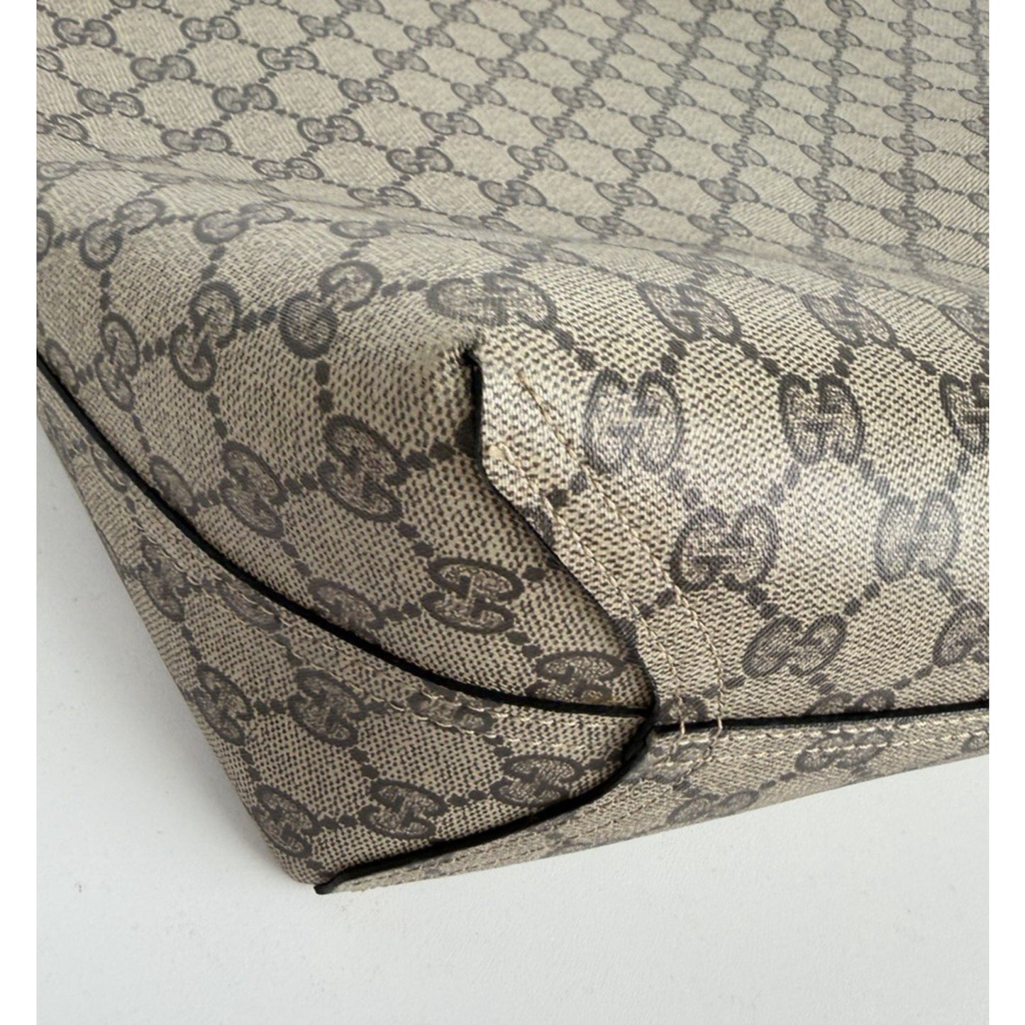 Gucci GG Monogram Coated Canvas Reversible Tote Black S