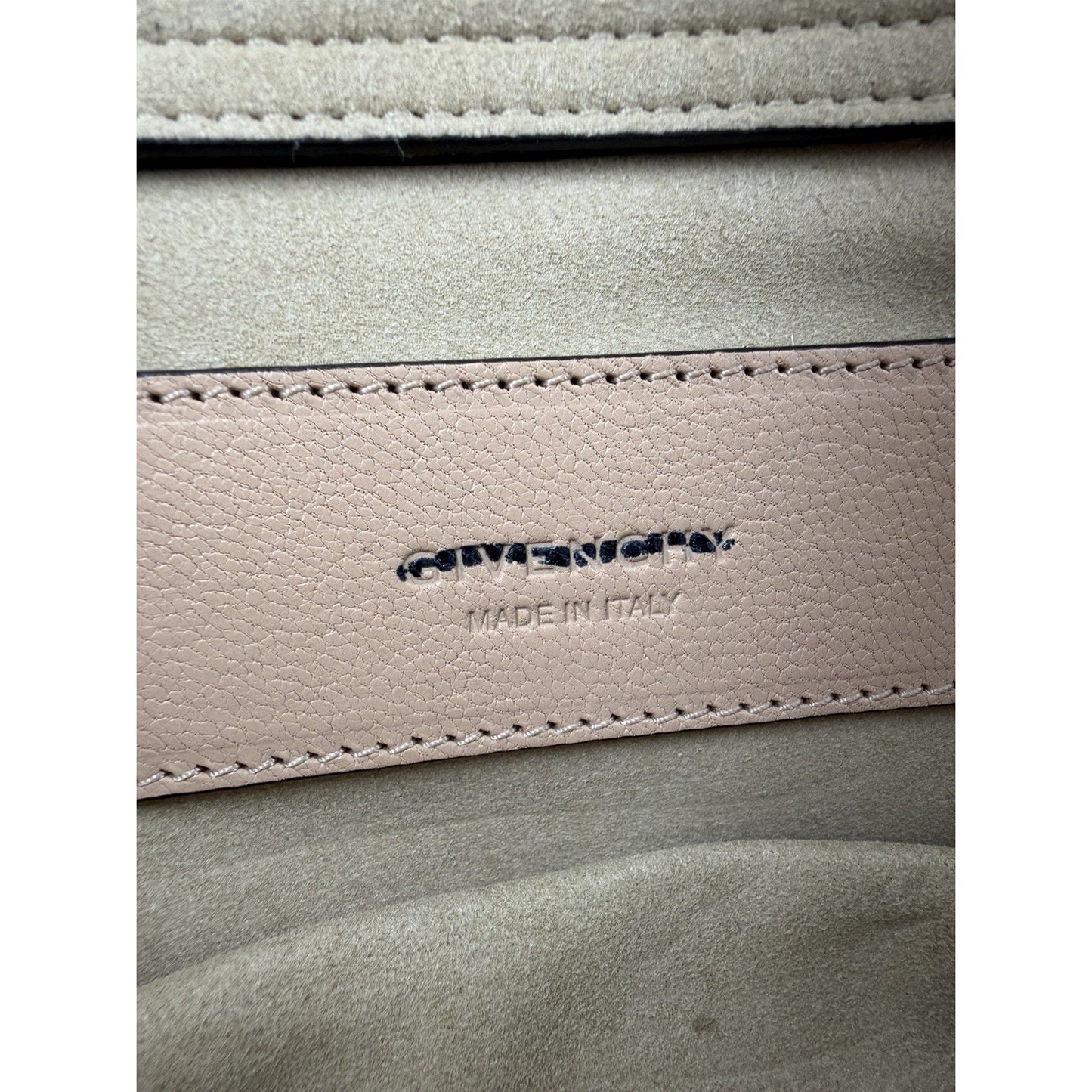 Givenchy Cross 3 Crossbody Bag with Chain Handle in Beige Leather S-12