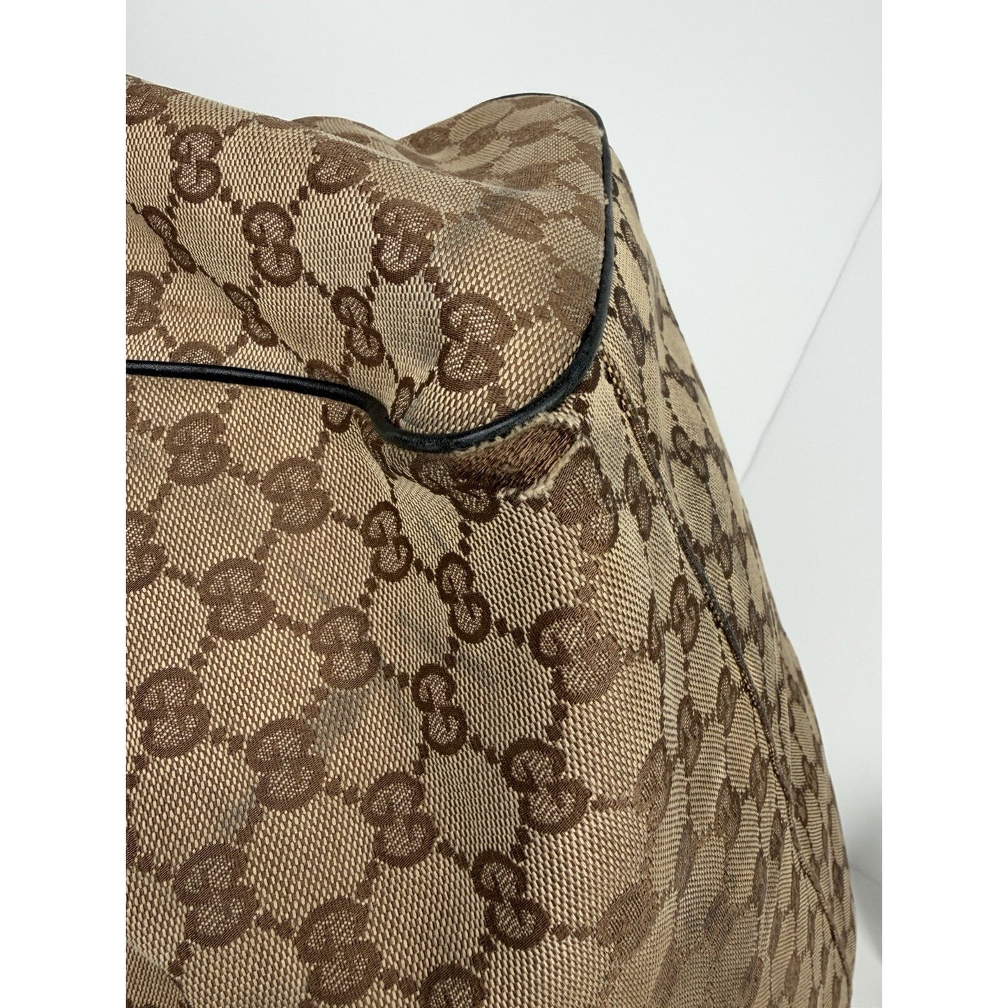 Gucci Sukey Tote Bag Large GG Beige Monogram Canvas and Leather S