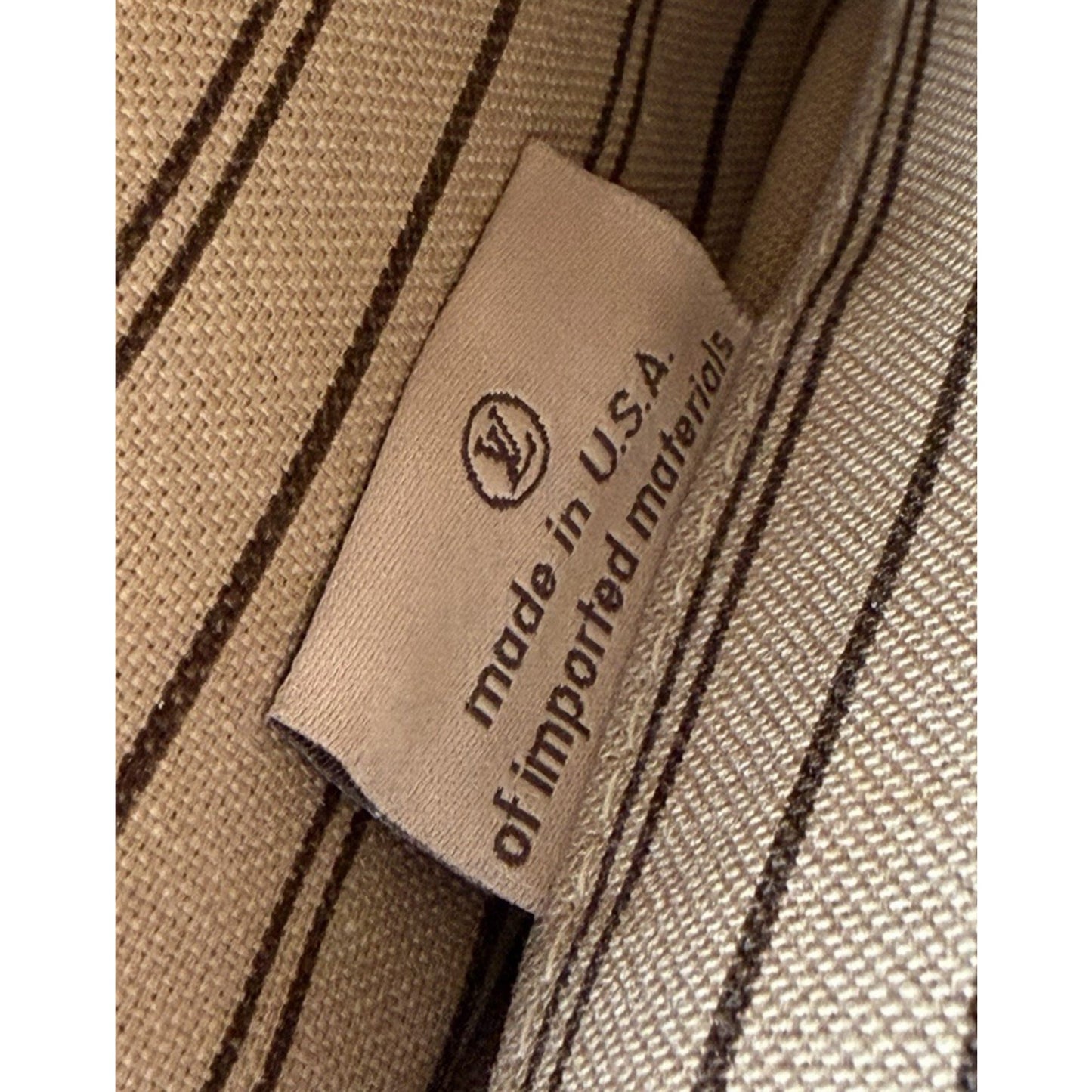 Louis Vuitton Neverfull MM Pochette Bag in Brown Monogram Coated Canvas 2017 S11