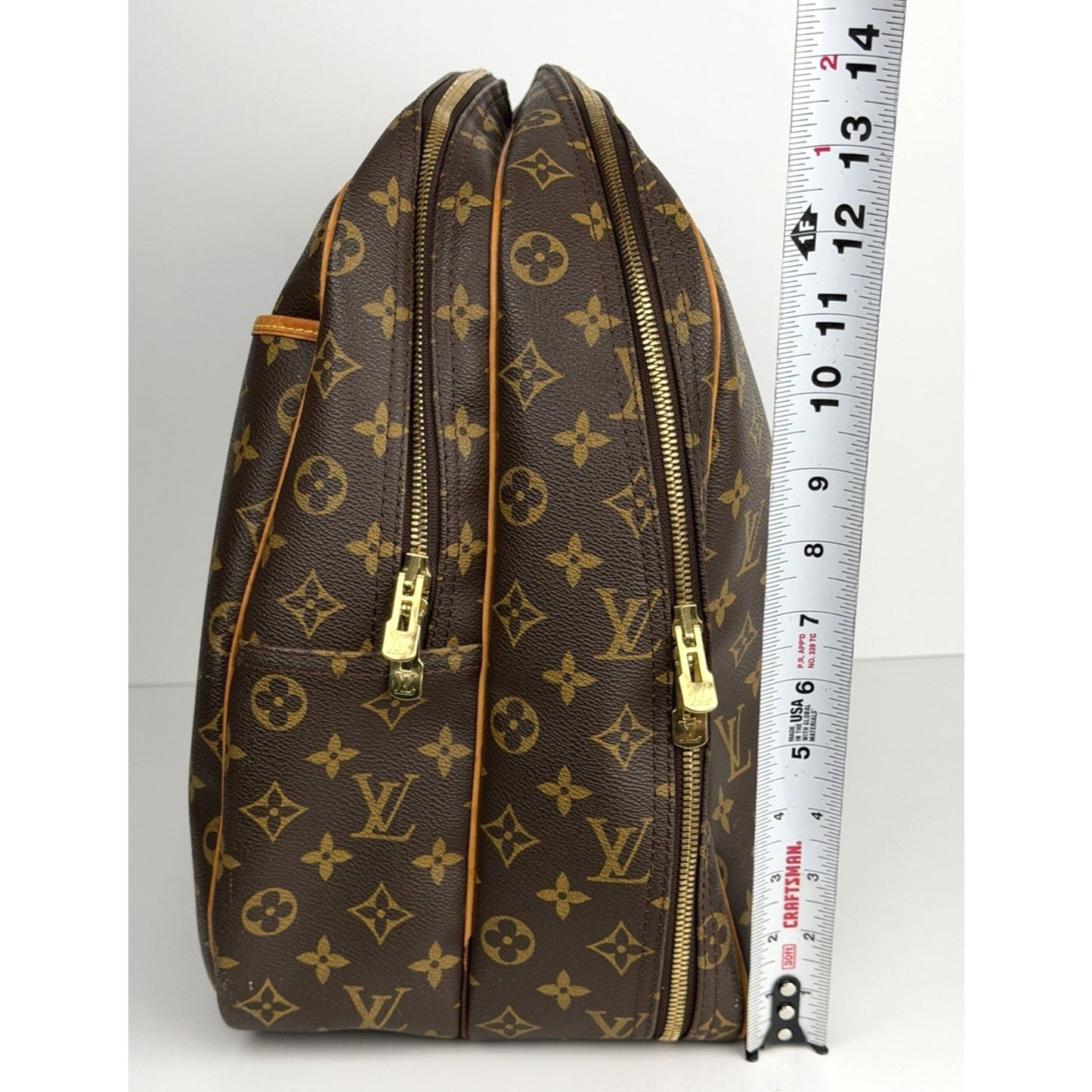 Louis Vuitton Alize 24 Heures Bag In Brown Monogram Coated Canvas Vintage 1998 S