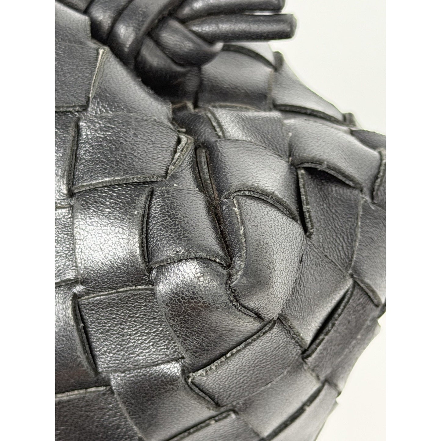 Bottega Veneta Mini Loop Camera Crossbody Bag Black Leather Knot Details S19