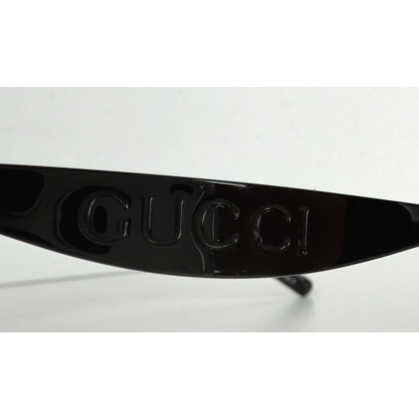 Gucci GG1656S 001 Sunglasses in Black Metal Frame and Grey Tinted Lenses
