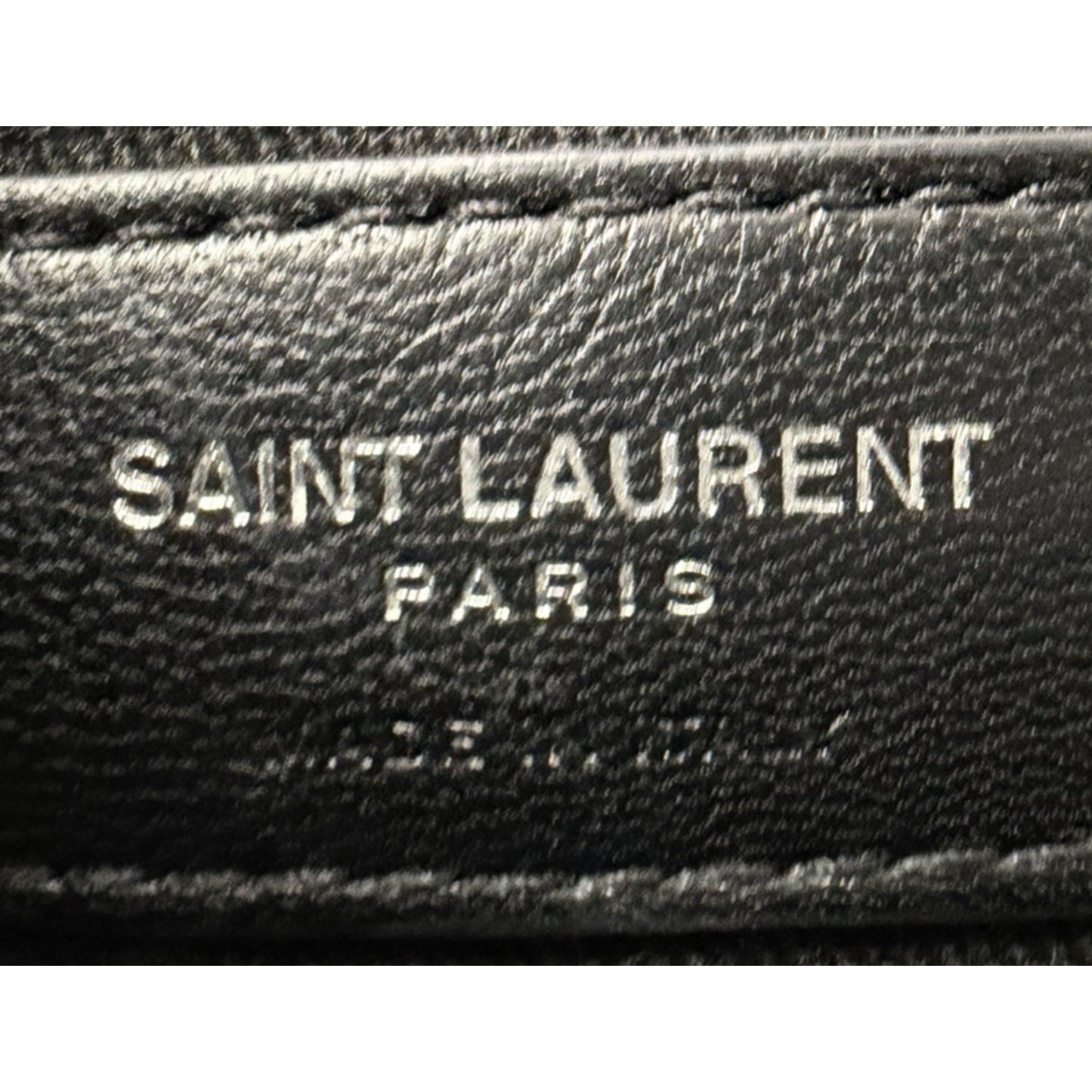 Saint Laurent Backpack Sac de Jour Grained Navy Calfskin Leather