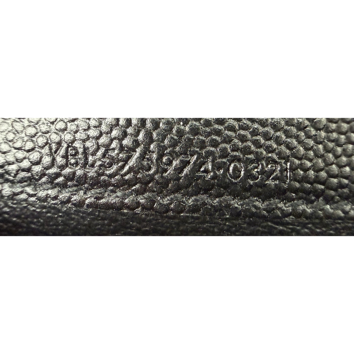 Saint Laurent Matelasse Bifold Wallet Black Quilted Grain De Poudre Leather K1