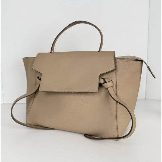 Celine by Phoebe Philo Belt Bag Large in Neutral Leather with Knot Details S