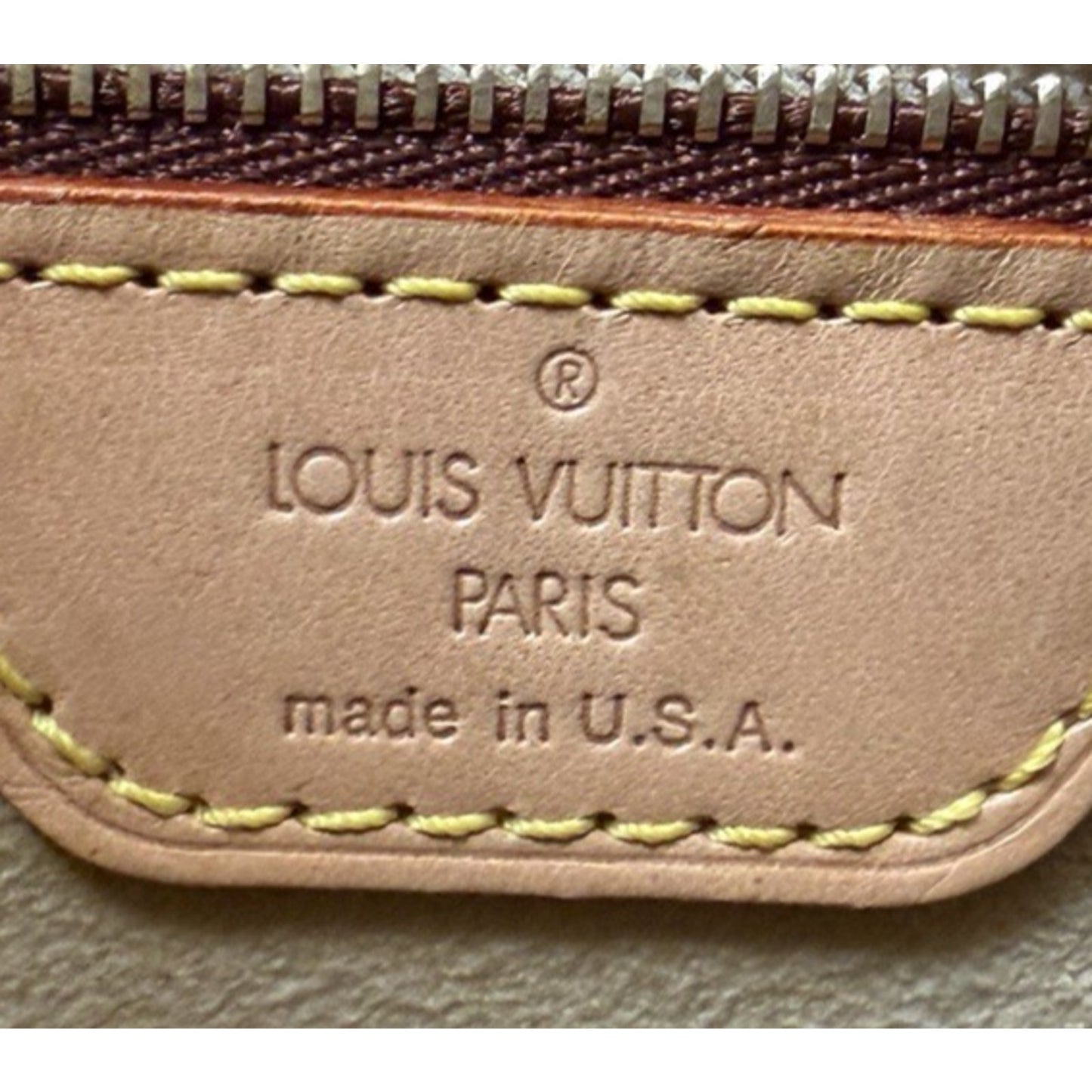 Louis Vuitton Monogram Looping GM Bag in Coated Canvas Vintage 2001 S