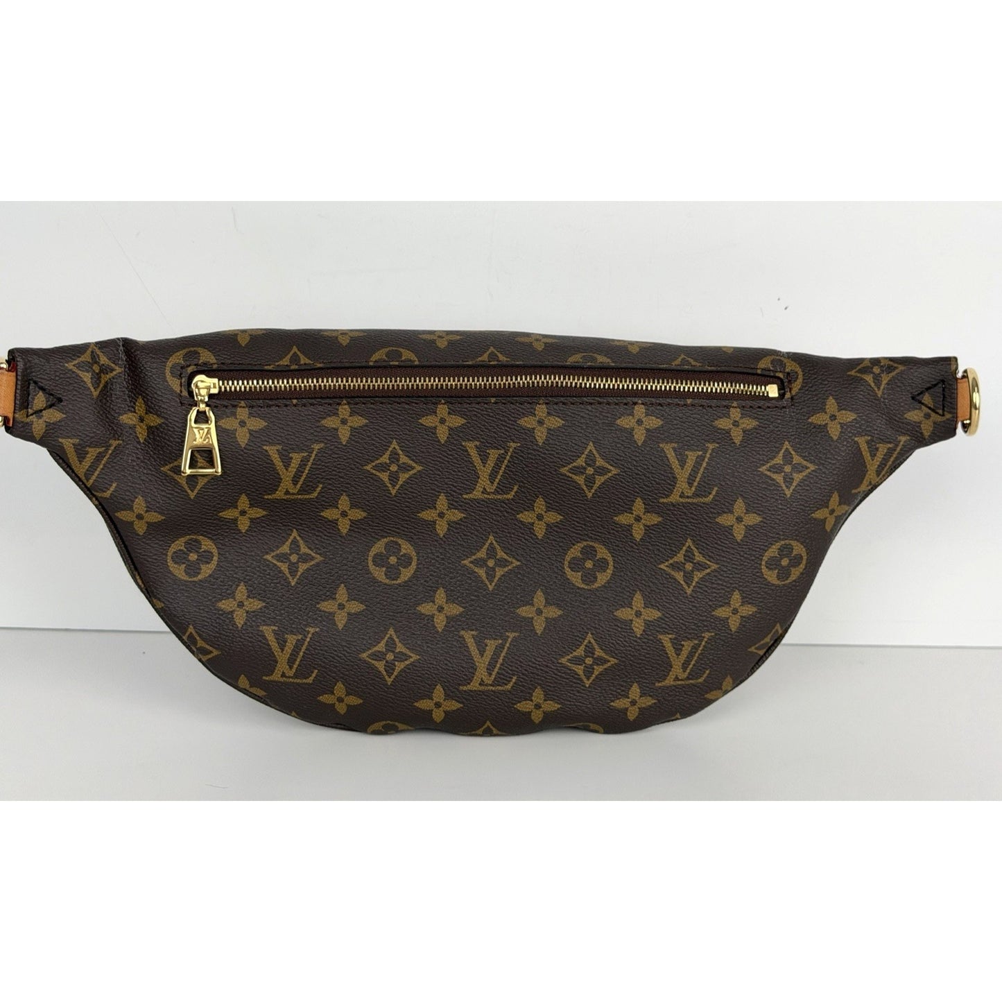 Louis Vuitton High Rise Bumbag in Brown Monogram Coated Canvas NFC D8