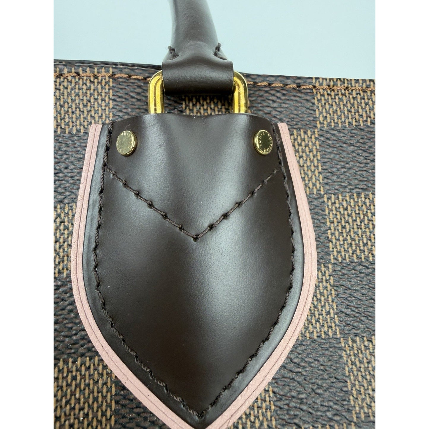 Louis Vuitton Normandy Handbag in Magnolia Damier Ebene Coated Canvas 2017 S