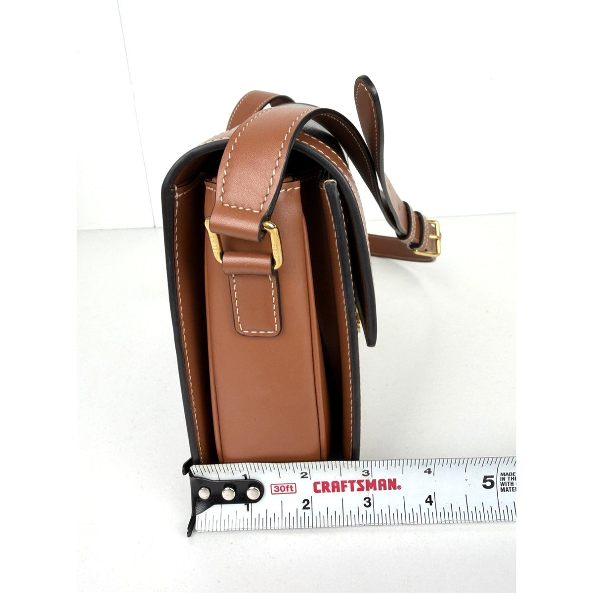Celine Classique Triomphe Shoulder Bag Medium in Brown Monogram Coated Canvas C1