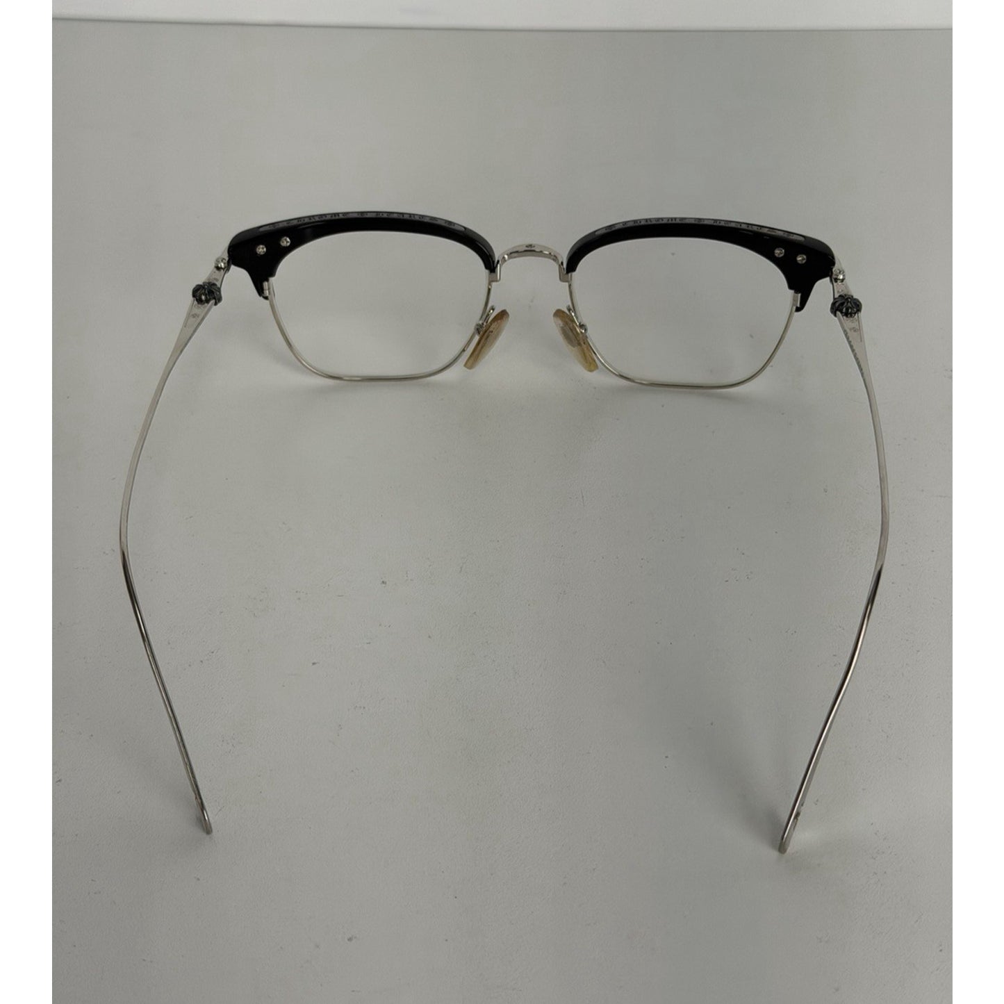 Chrome Hearts Sluntradiction Eyeglasses-Frame in Black and Silver (Prescription)