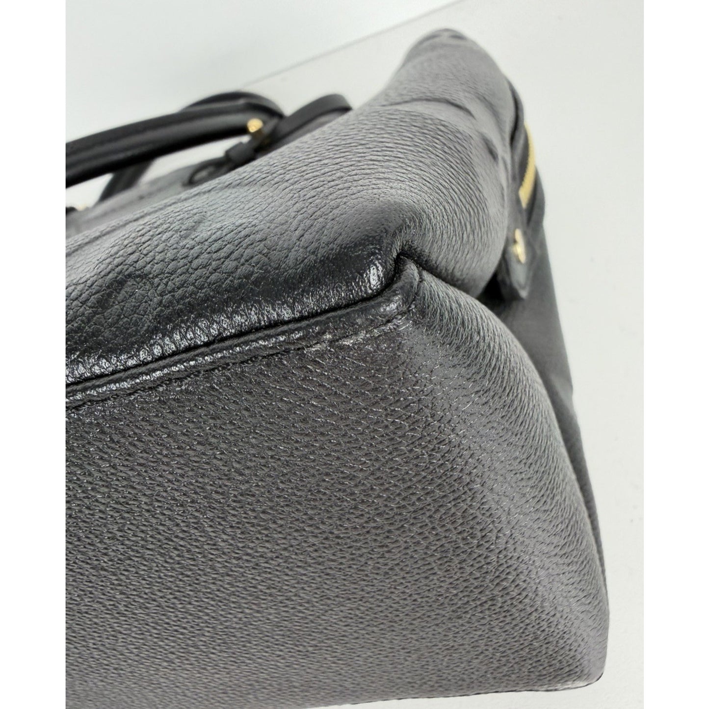 Louis Vuitton Grand Palais Bag Petite Black LV Monogram Empreinte Leather NFC D9