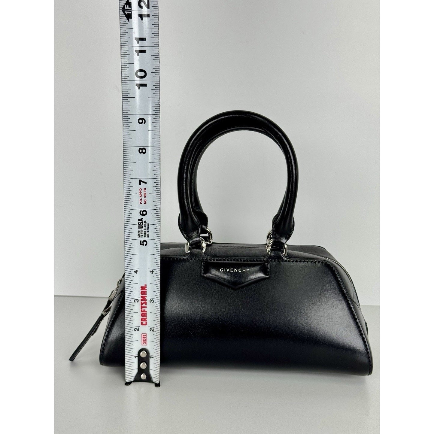 Givenchy Antigona East West Small Bag in Black Leather B-1
