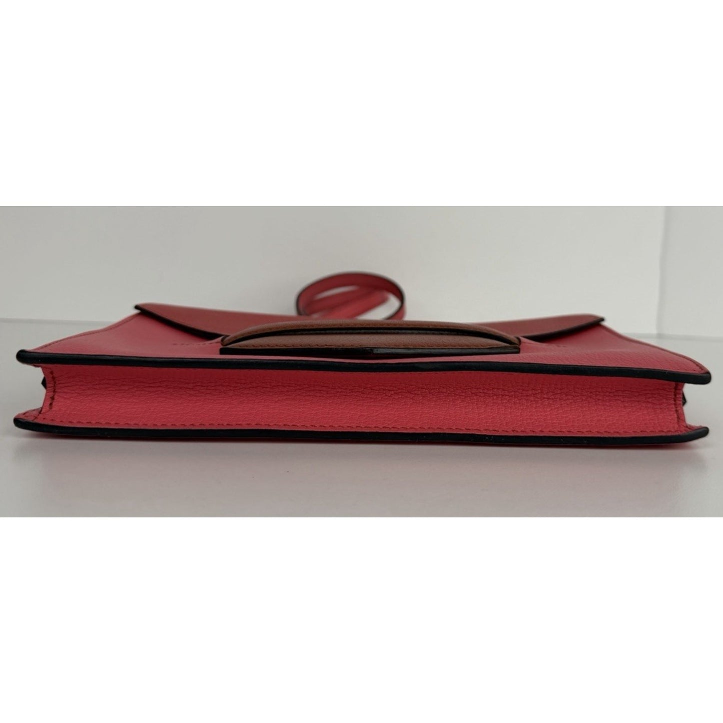 Hermes Faco II Clutch Bag in Rose Extreme Rouge Tomate Chevre Mysore 2017 B5