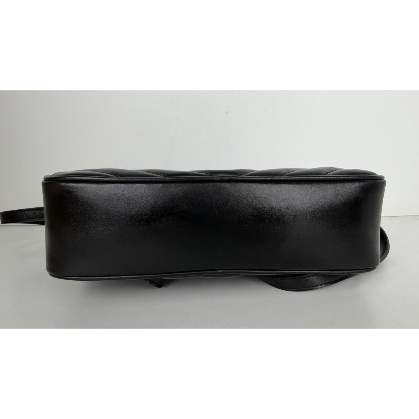Saint Laurent Lou Camera Bag in Black Chevron Quilted Leather S11
