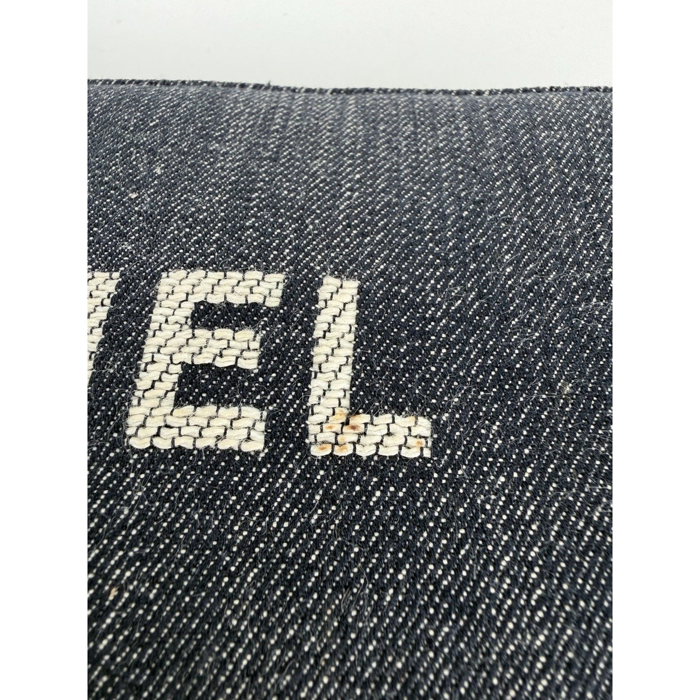 Chanel Deauville Pouch Dark Blue Denim Medium "31 Rue Cambon" Logo 2017 K3