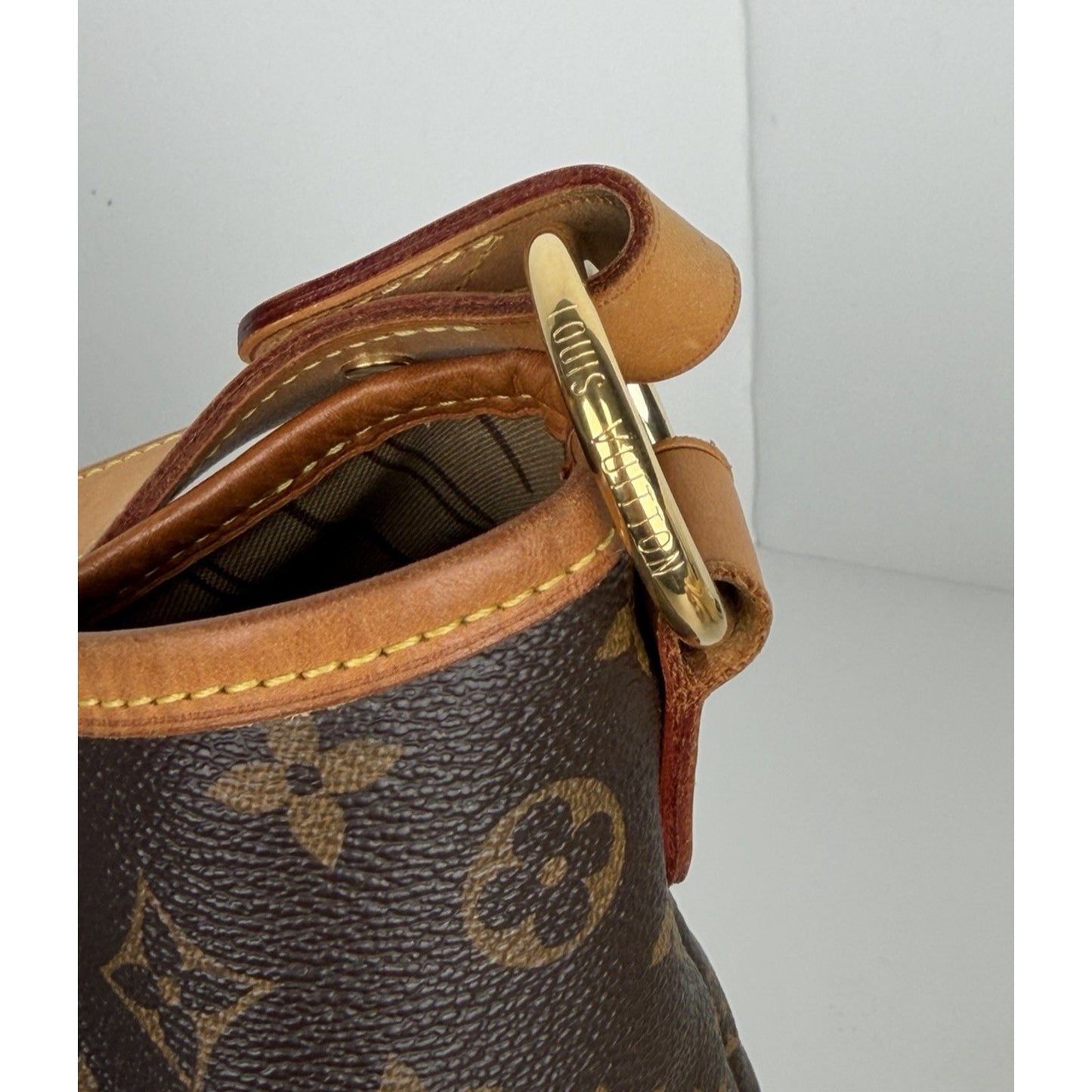 Louis Vuitton Delightful MM Tote Bag in Brown Signature Monogram Canvas 2011 S