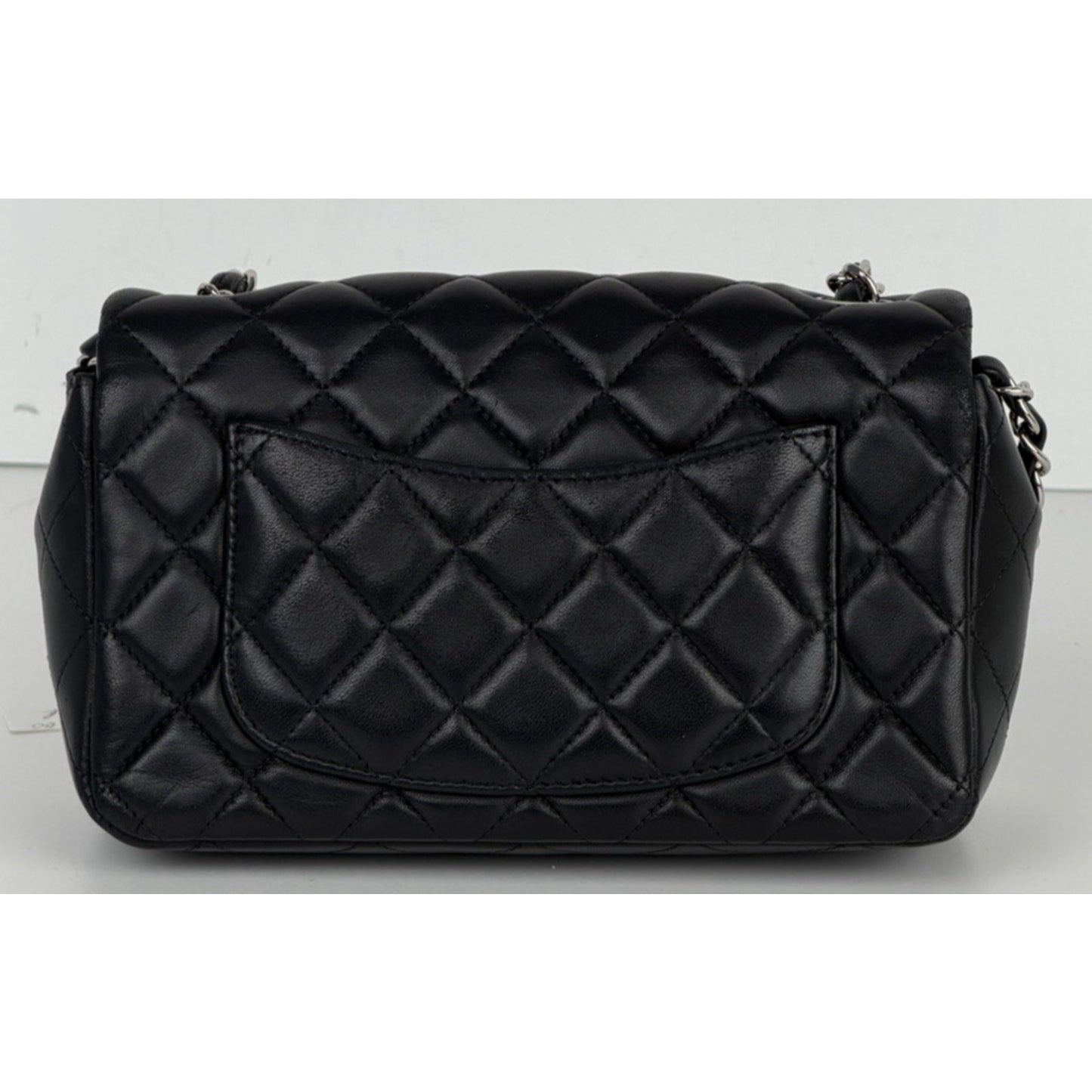 Chanel Mini Rectangular Flap Bag in Black Quilted Lambskin 2019 D-2