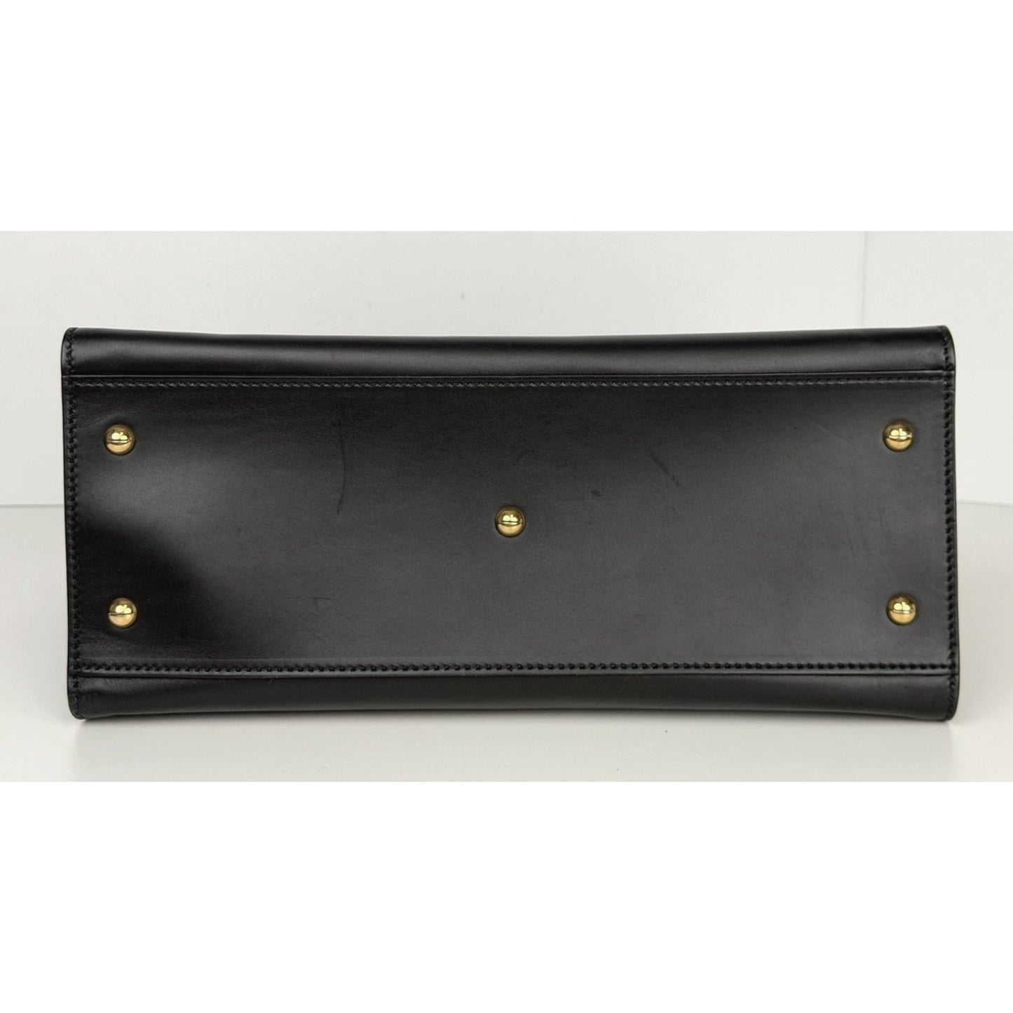 Christian Dior D-Bee Tote Bag in Black Leather Bee Emblem 2017 S