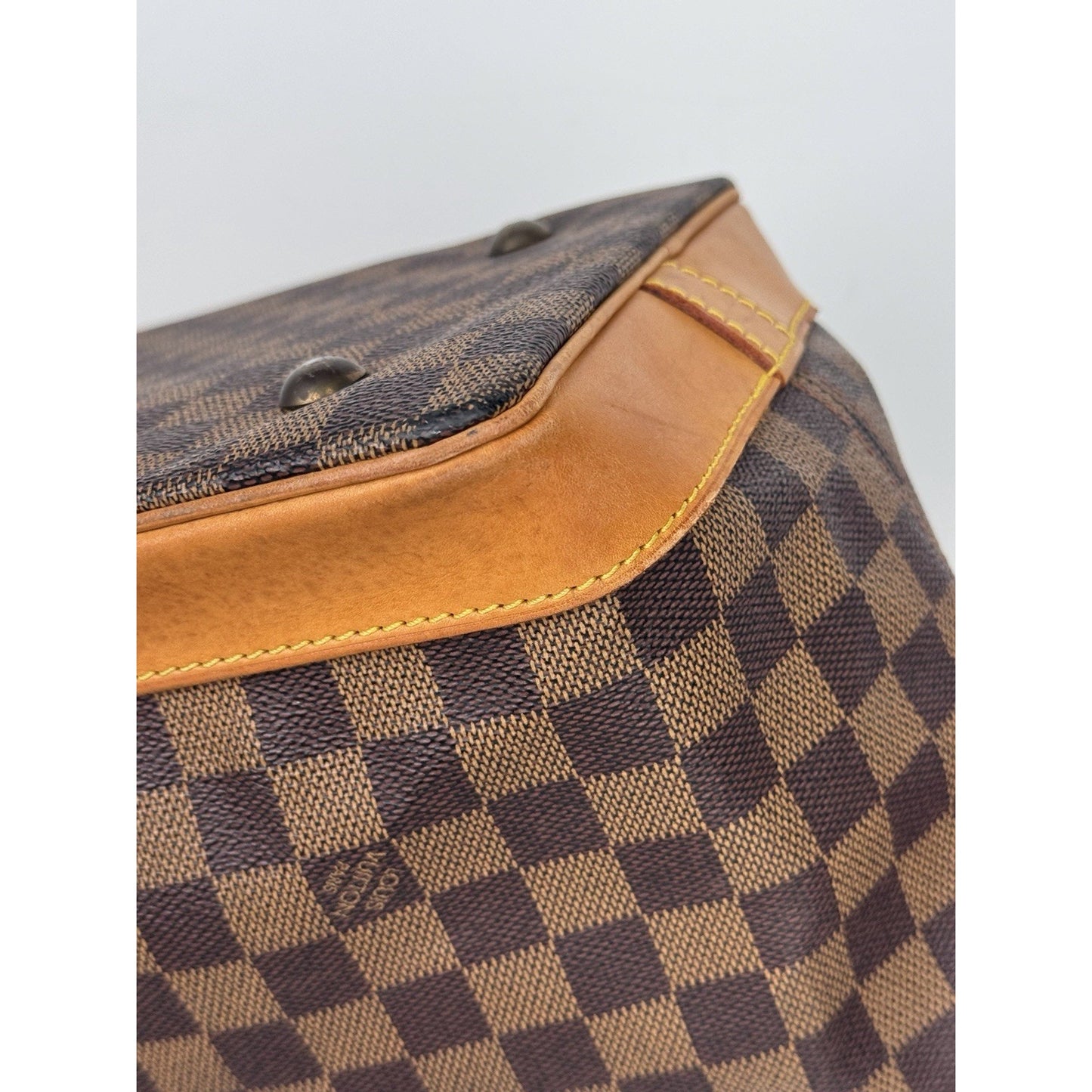Louis Vuitton Damier Ebene Clipper Travel Bag Brown Canvas Lim Ed 1996 S