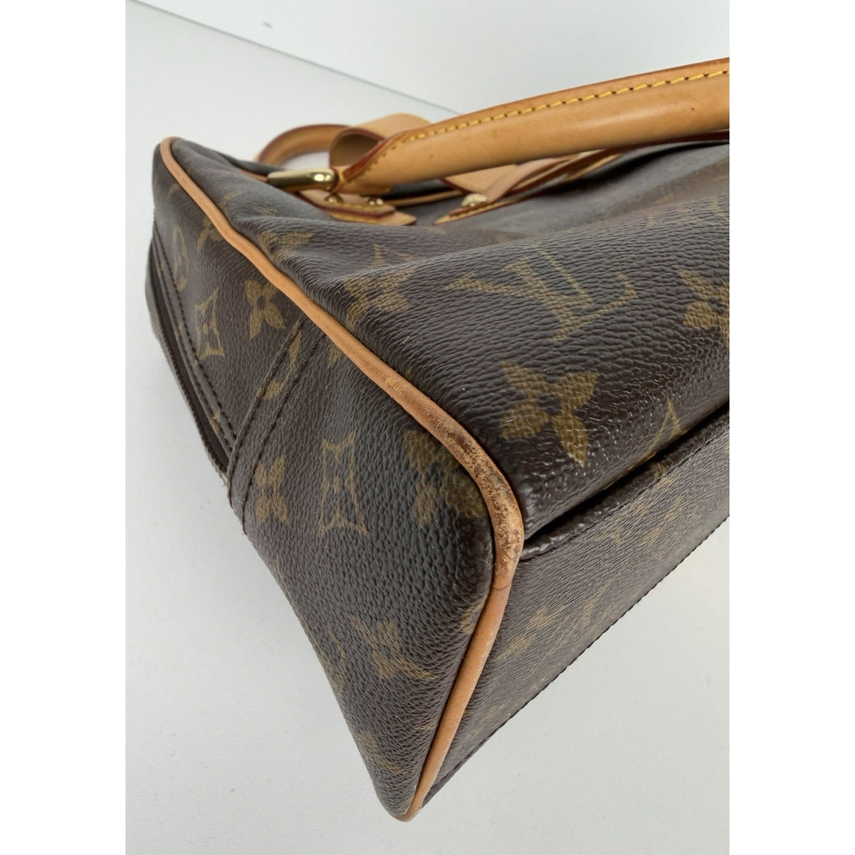 Louis Vuitton Vintage Manhattan Bag GM in Brown Monogram Coated Canvas 2005 S