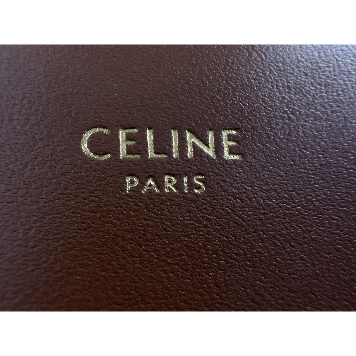 Celine Classique Triomphe Shoulder Bag Medium in Brown Monogram Coated Canvas C1