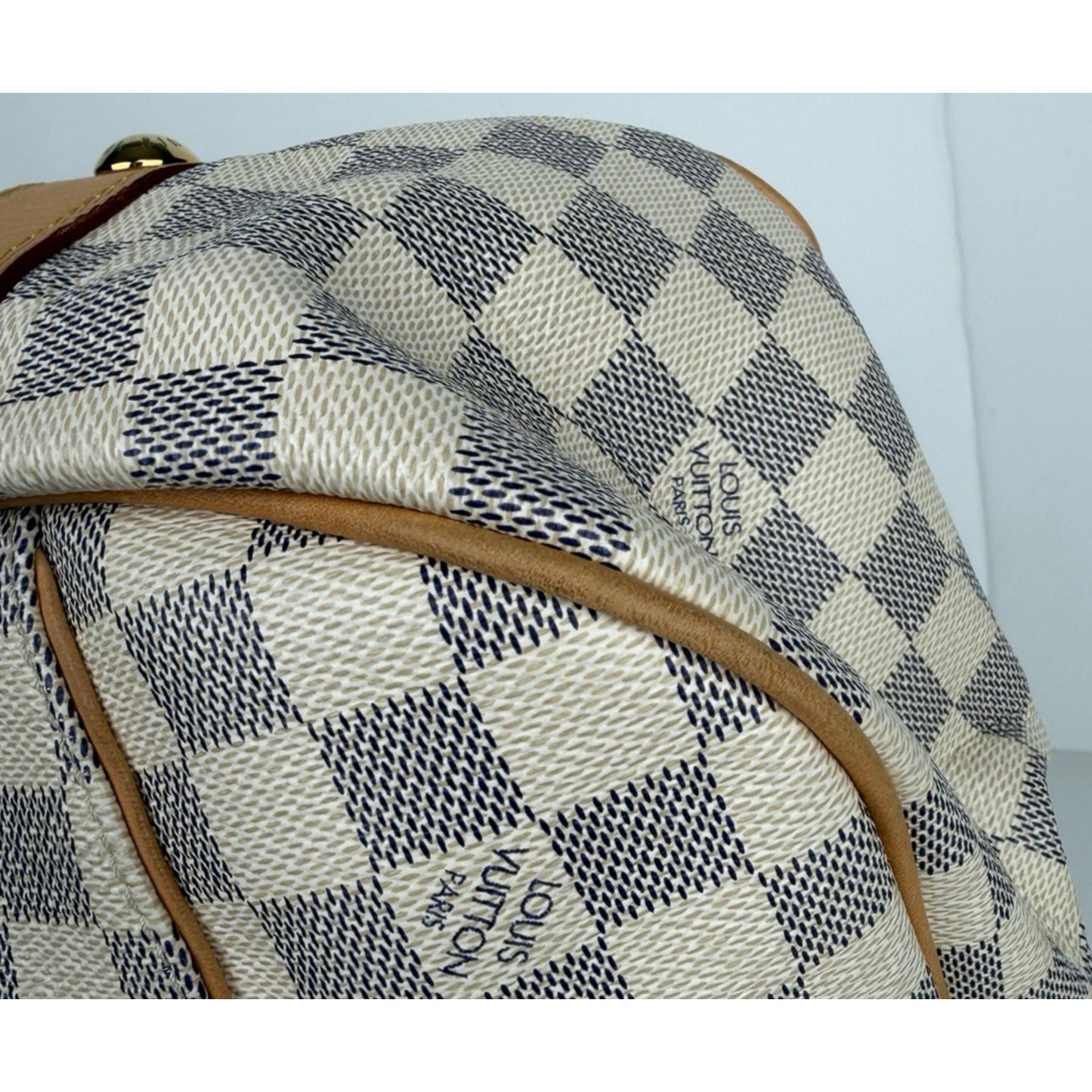 Louis Vuitton Galliera Hobo Bag PM in Damier Azur Coated Canvas 2010 S18