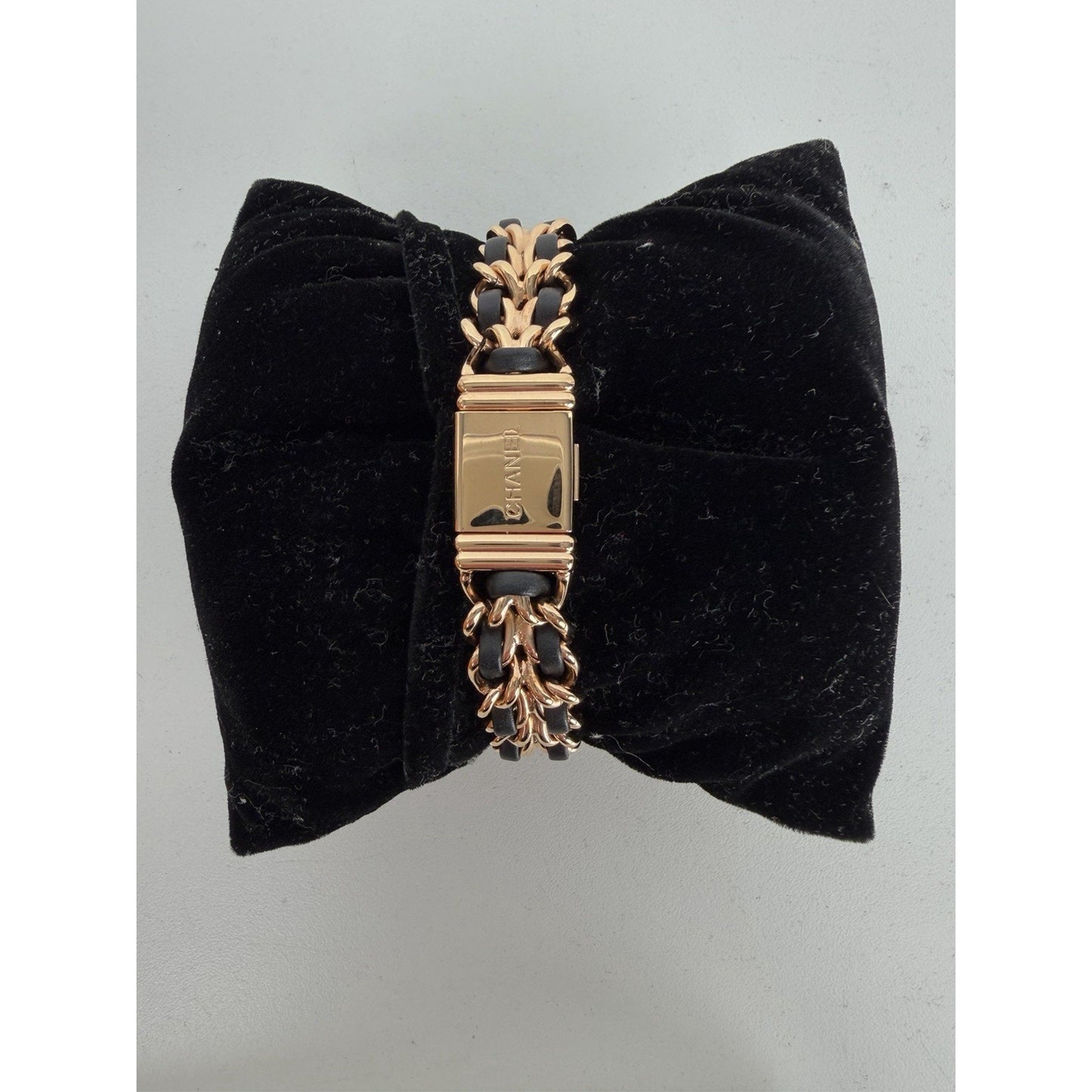 Chanel Premiere Edition Originale Watch Rose Gold Plated Quartz Swiss Made 7in