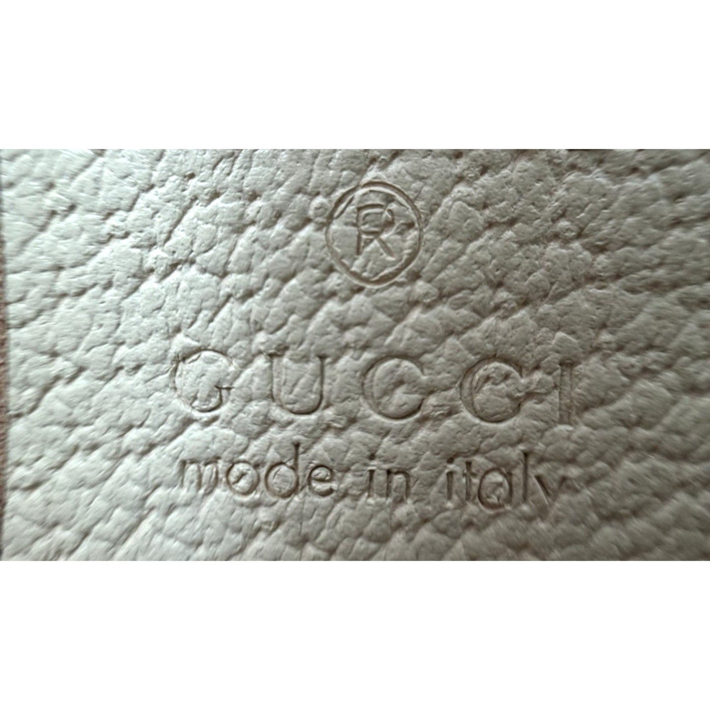 Gucci Ophidia Chain Shoulder Bag Small in White Calfskin Leather S19