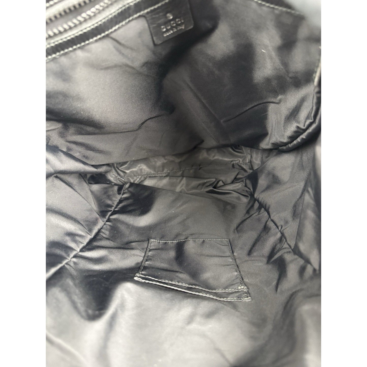 Gucci Animalier Tiger Head Embroidered Backpack Black Floral Butterfly