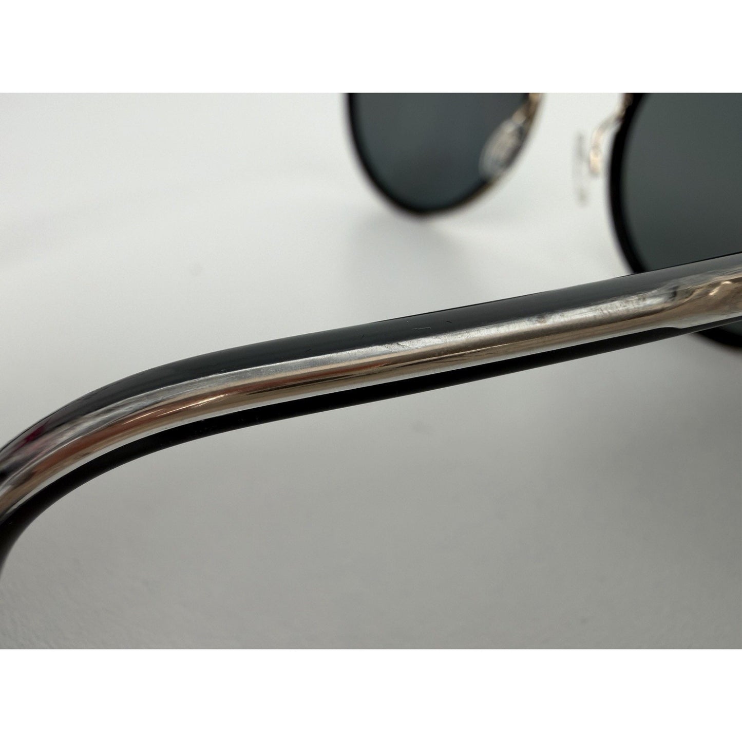 Barton Perreira Justice 56 Round Sunglasses-Frame in Black Acetate