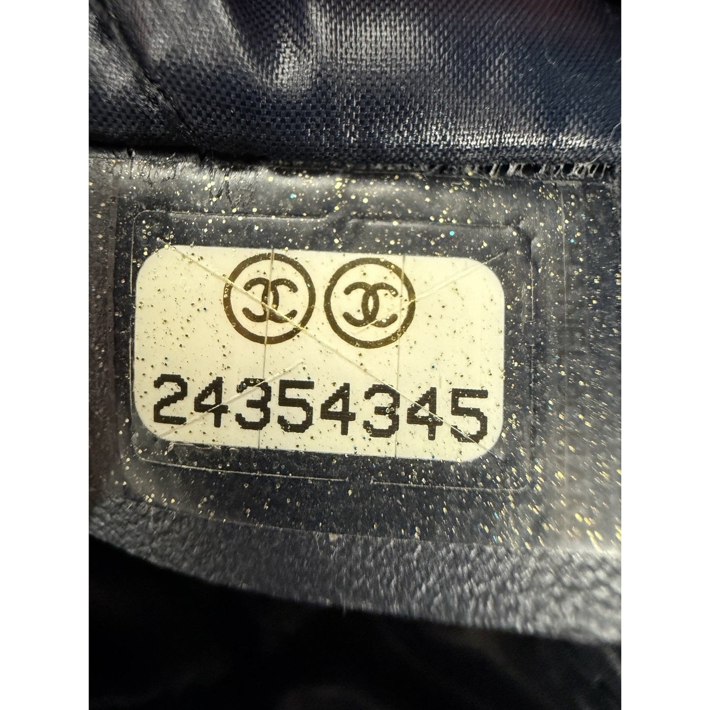 Chanel Deauville Pouch Dark Blue Denim Medium "31 Rue Cambon" Logo 2017 K3