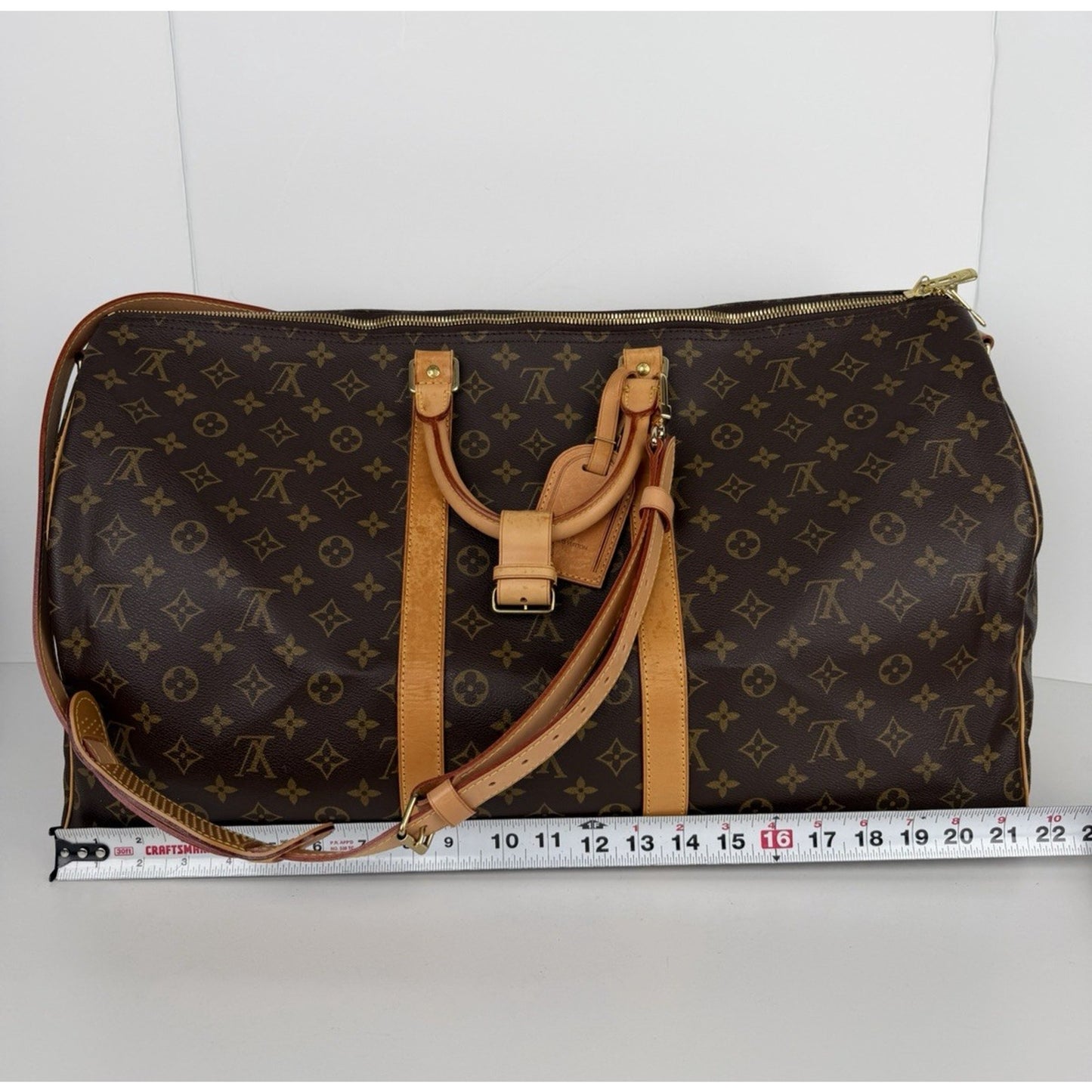 Louis Vuitton Monogram Keepall Travel Duffle Bag 55 in LV Monogram Canvas 2000 S