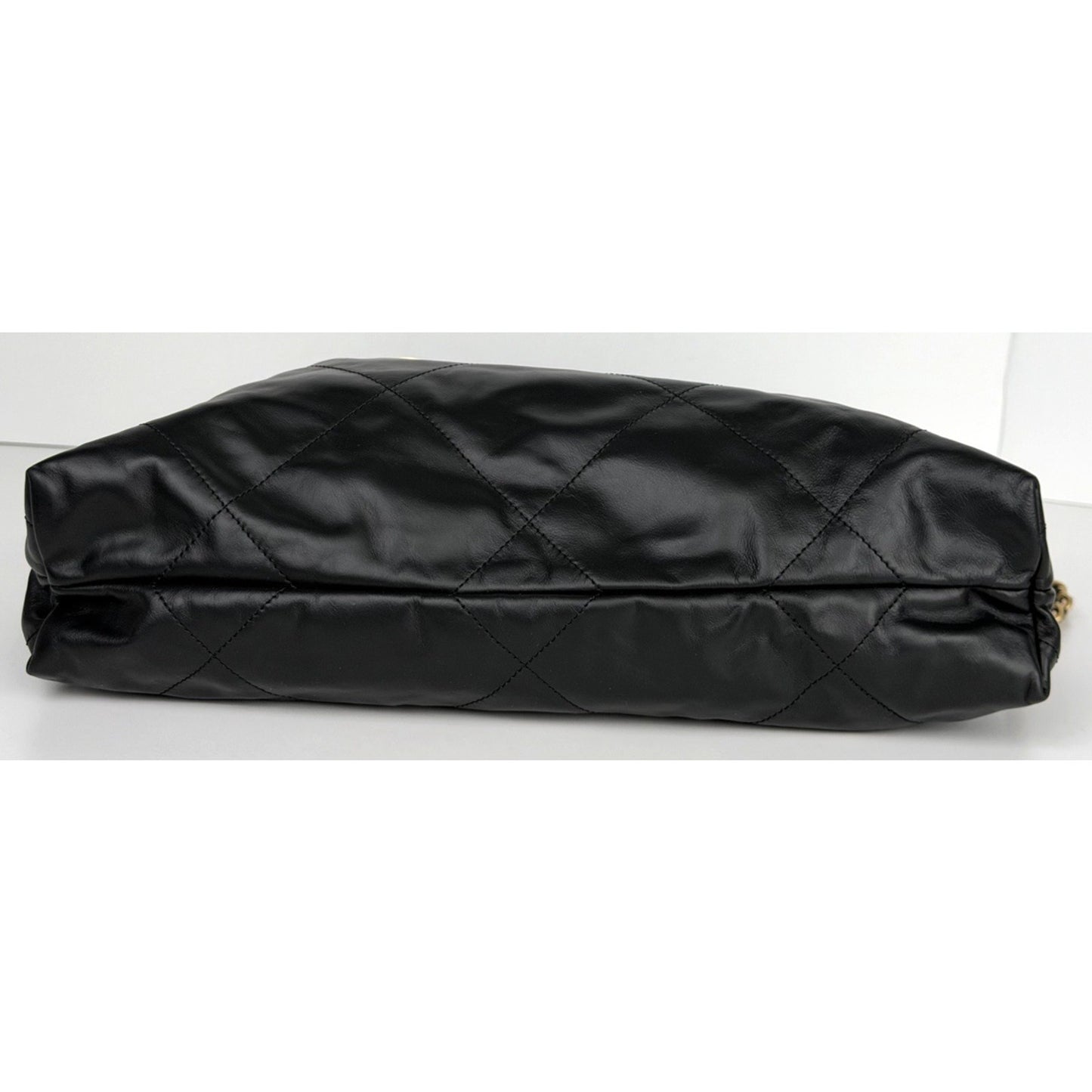 Chanel 22 Backpack Bag Small in Black Quilted Calfskin with Gold Hardware NFC C3