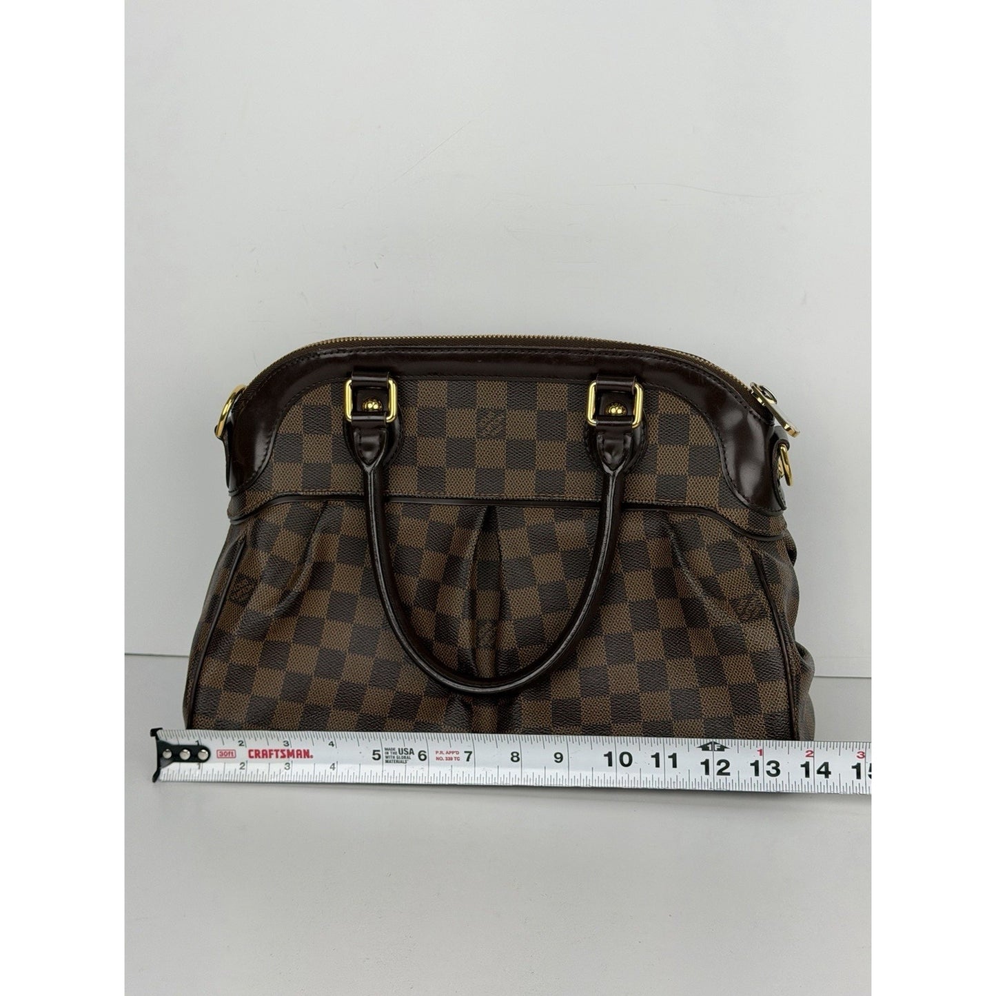 Louis Vuitton Trevi PM Handbag in Damier Ebene Coated Canvas 2008 S16