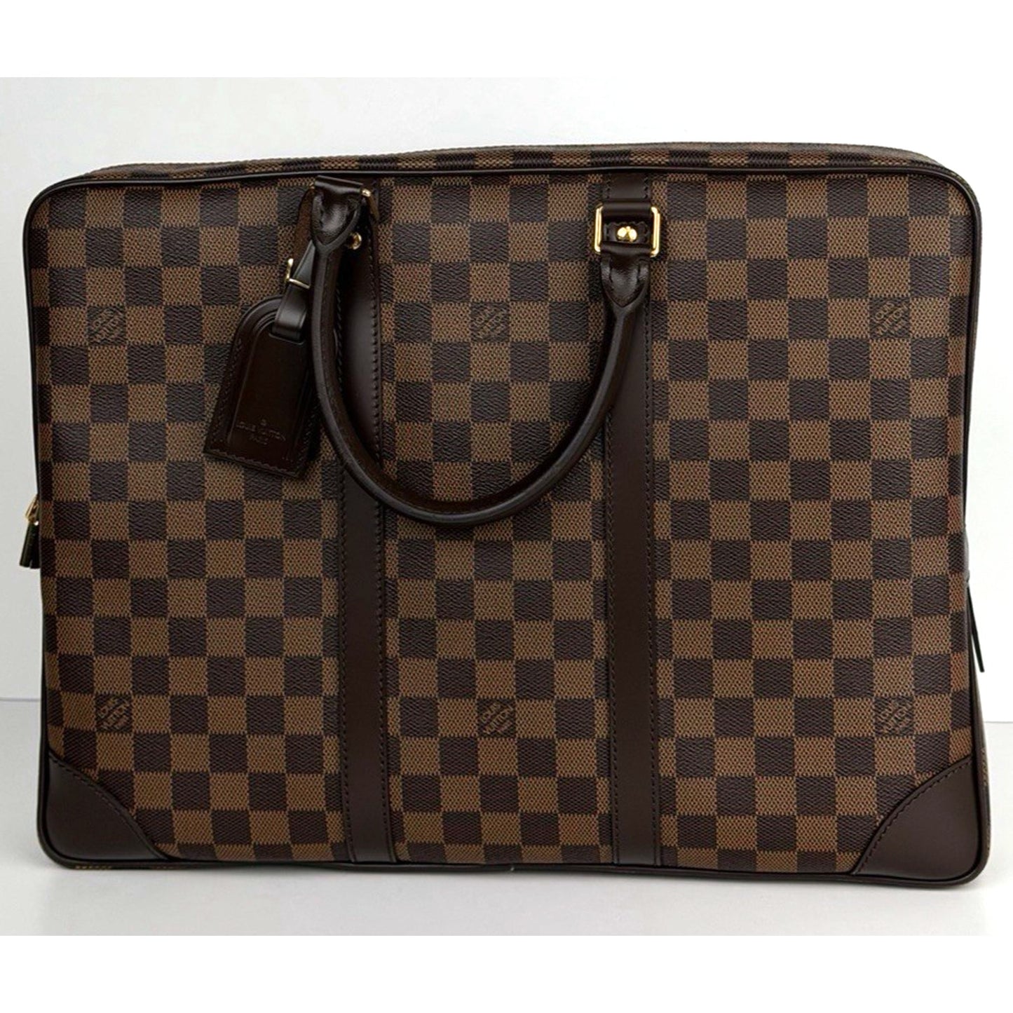 Louis Vuitton Porte-Documents Voyage GM Bag in Damier Ebene Coated Canvas 2011 S