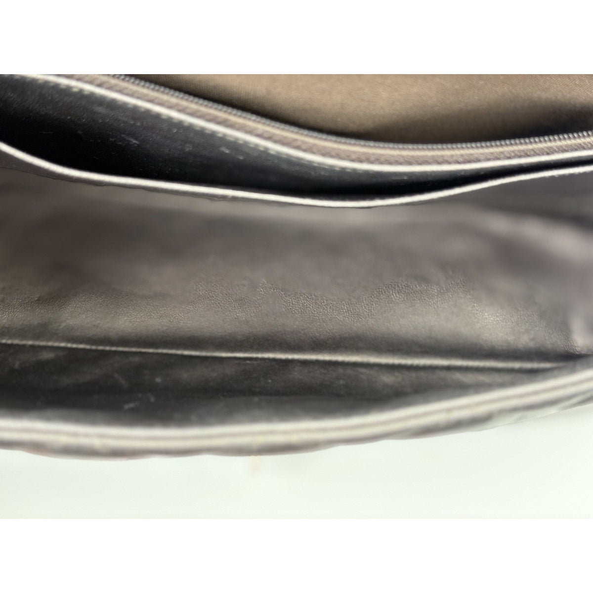 Chanel Classic Flap Bag Maxi in Metallic Dark Grey Quilted Leather 2009-2010 F-3