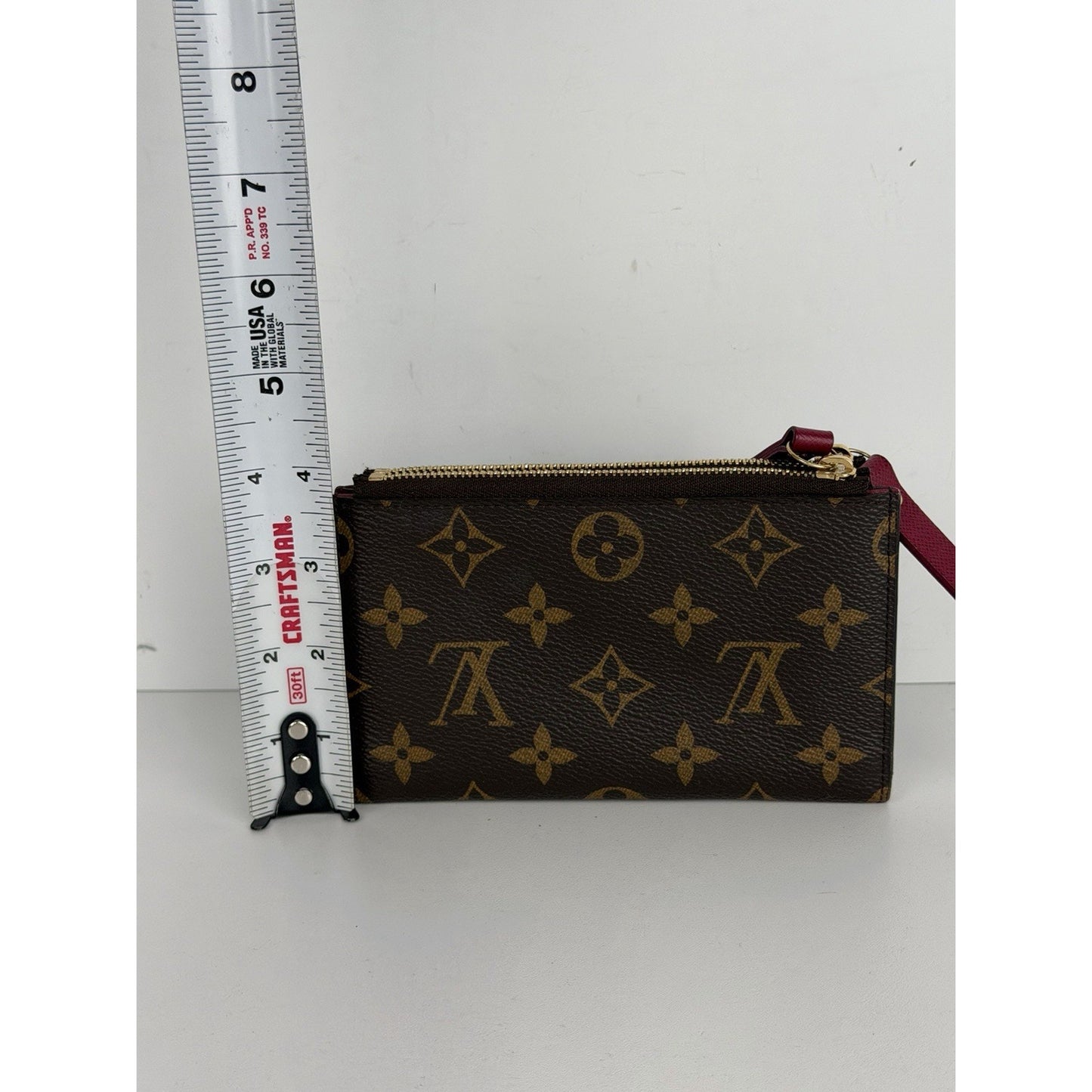 Louis Vuitton Adele Compact Wallet in LV Monogram Coated Canvas 2015