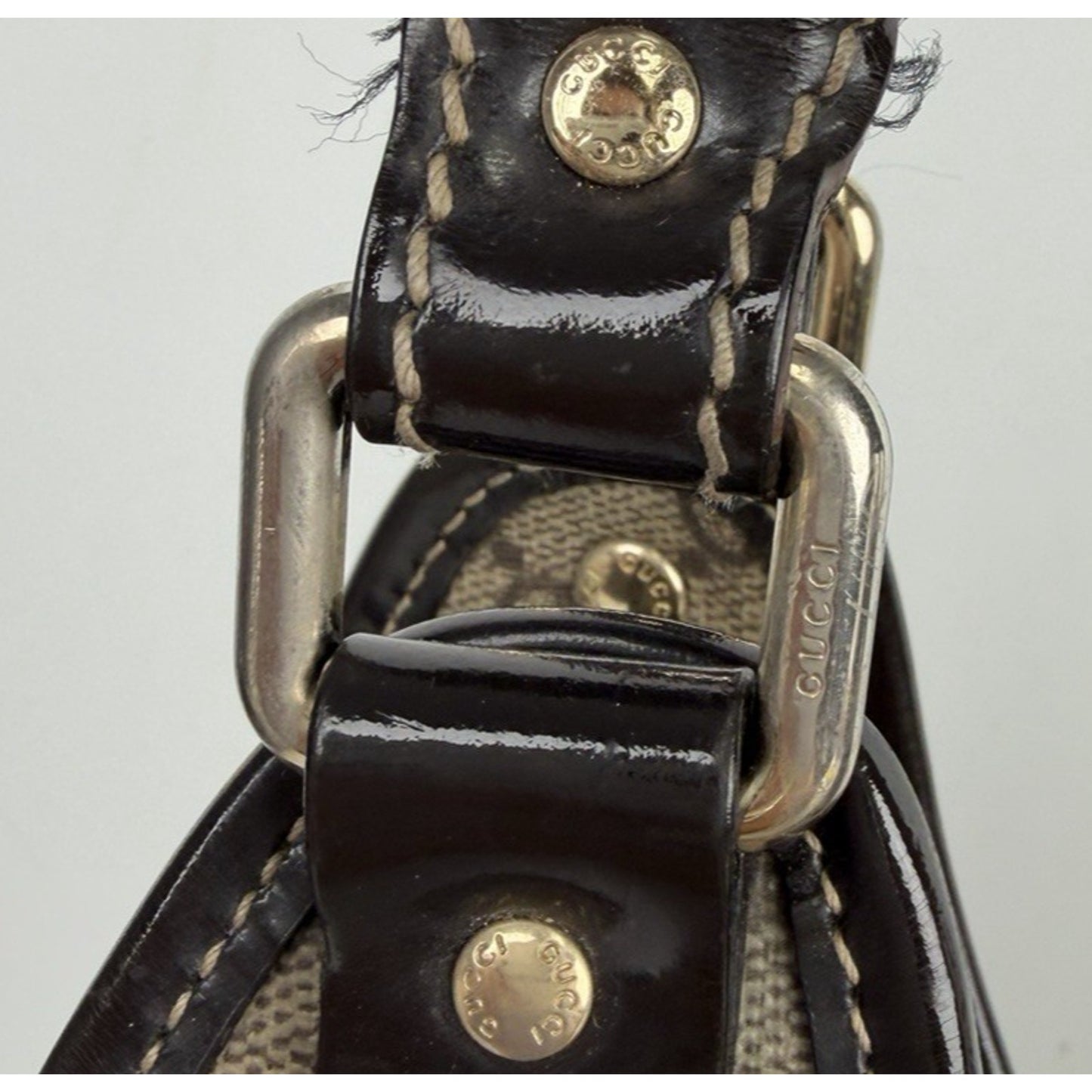Gucci Joy Medium Shoulder Bag in GG Supreme Coated Canvas with Leather Trim S