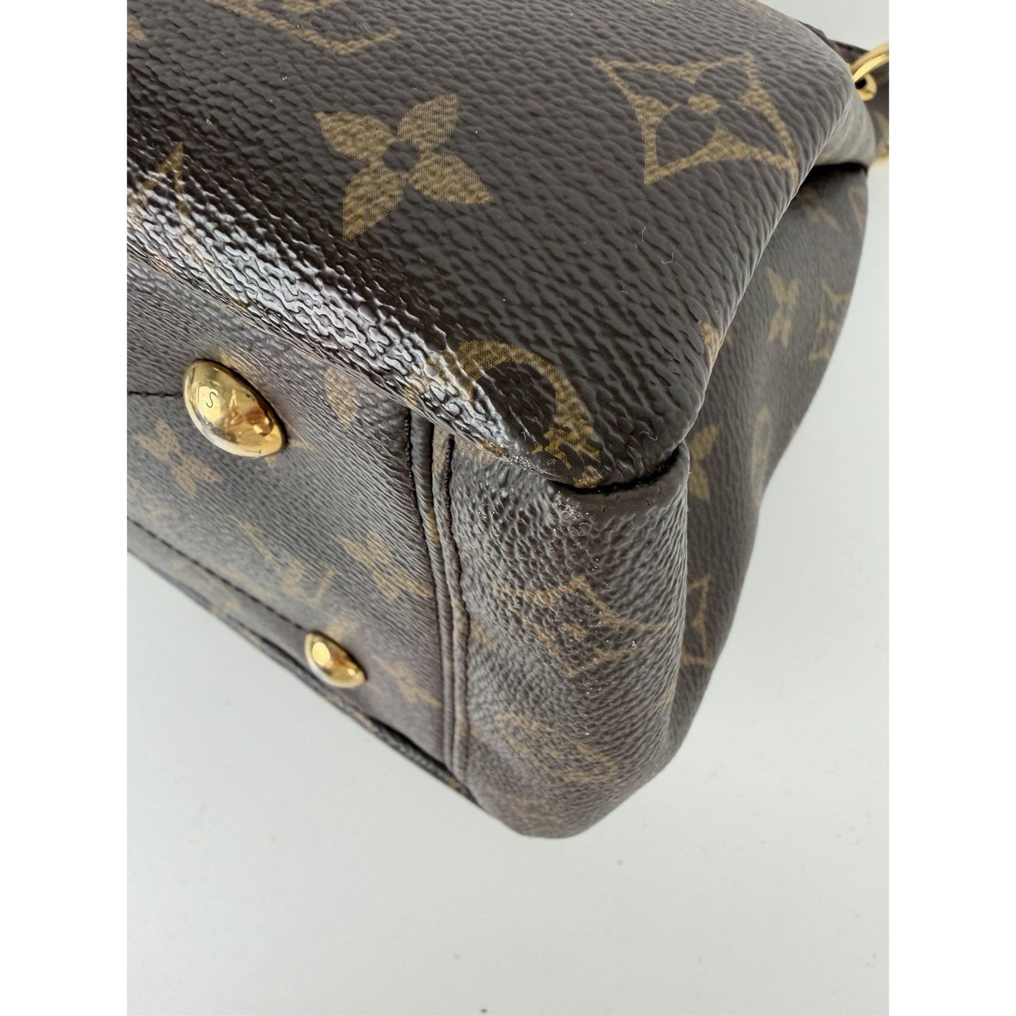 Louis Vuitton Pallas Top Handle Bag MM in LV Monogram Coated Canvas 2014 S-20
