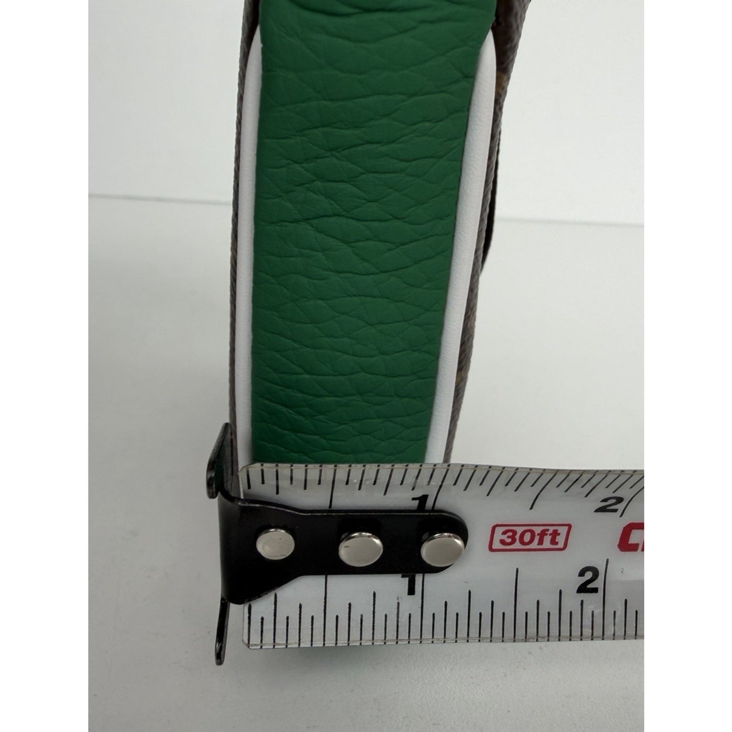 Louis Vuitton Maillet Putter Headcover in Brown Canvas & Green Leather NFC