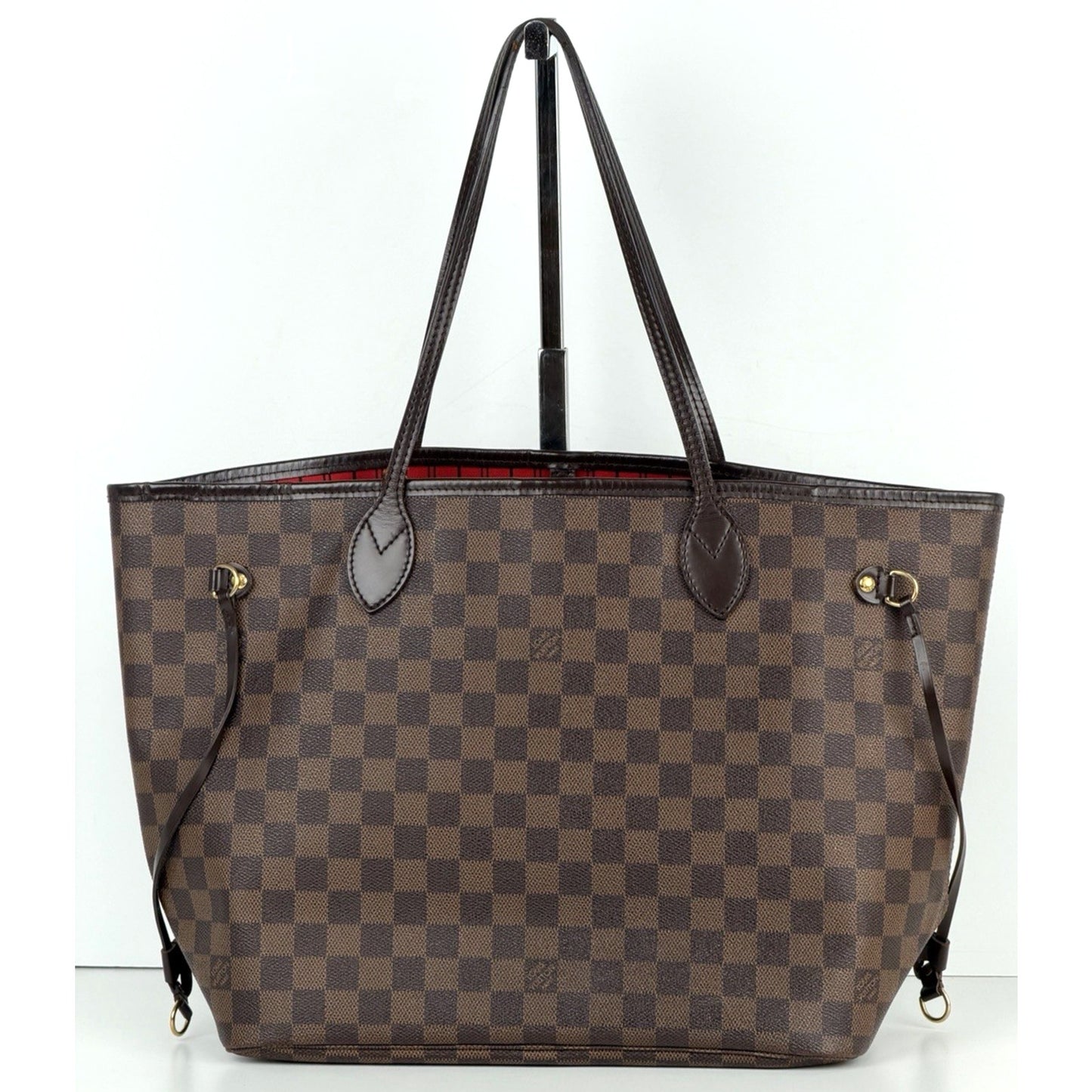 Louis Vuitton Neverfull MM Tote Bag in Damier Ebene Coated Canvas 2009 S-19